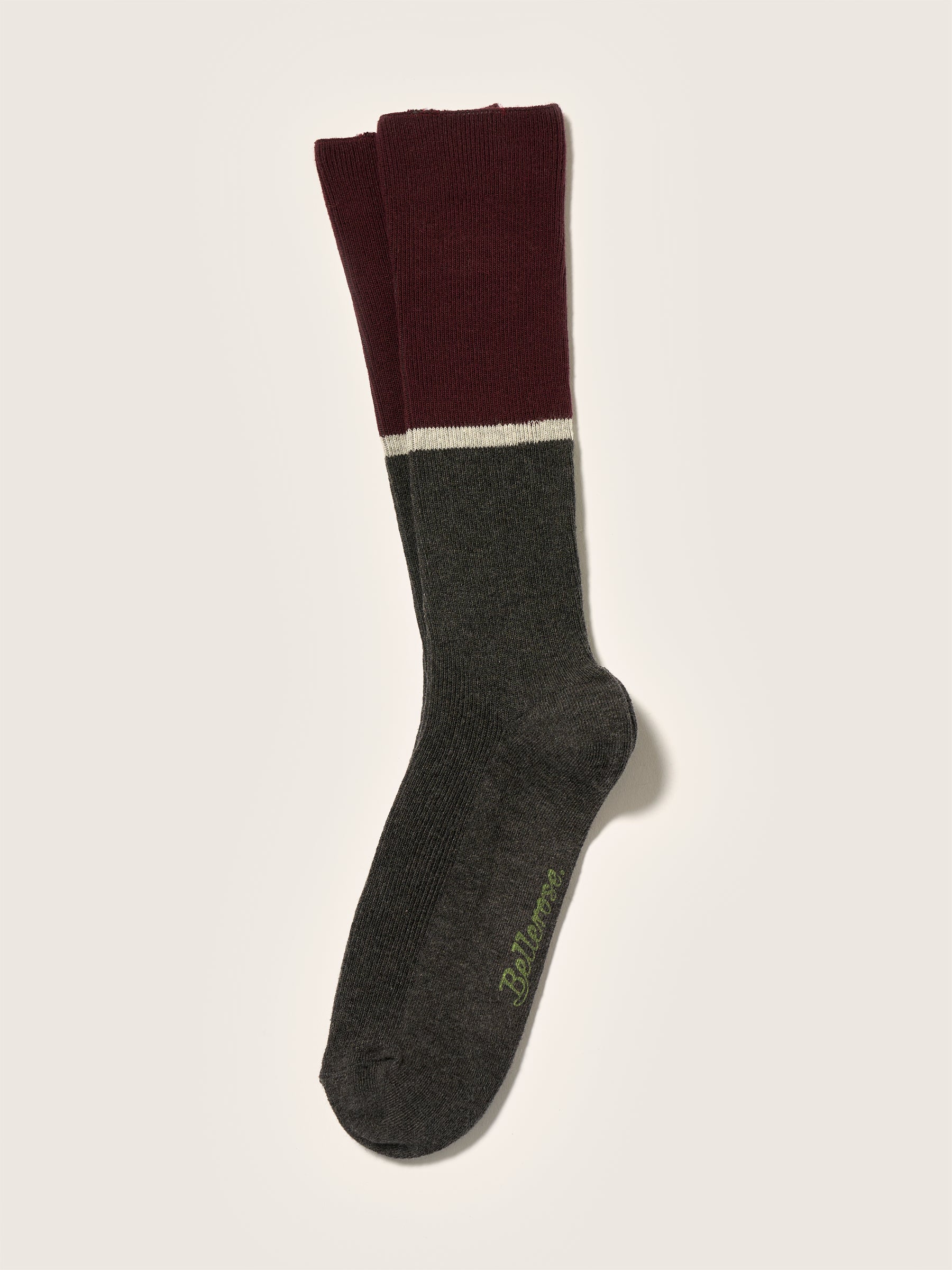 Boppi Knee-high Socks - Dark grey / Lychee For Boys | Bellerose