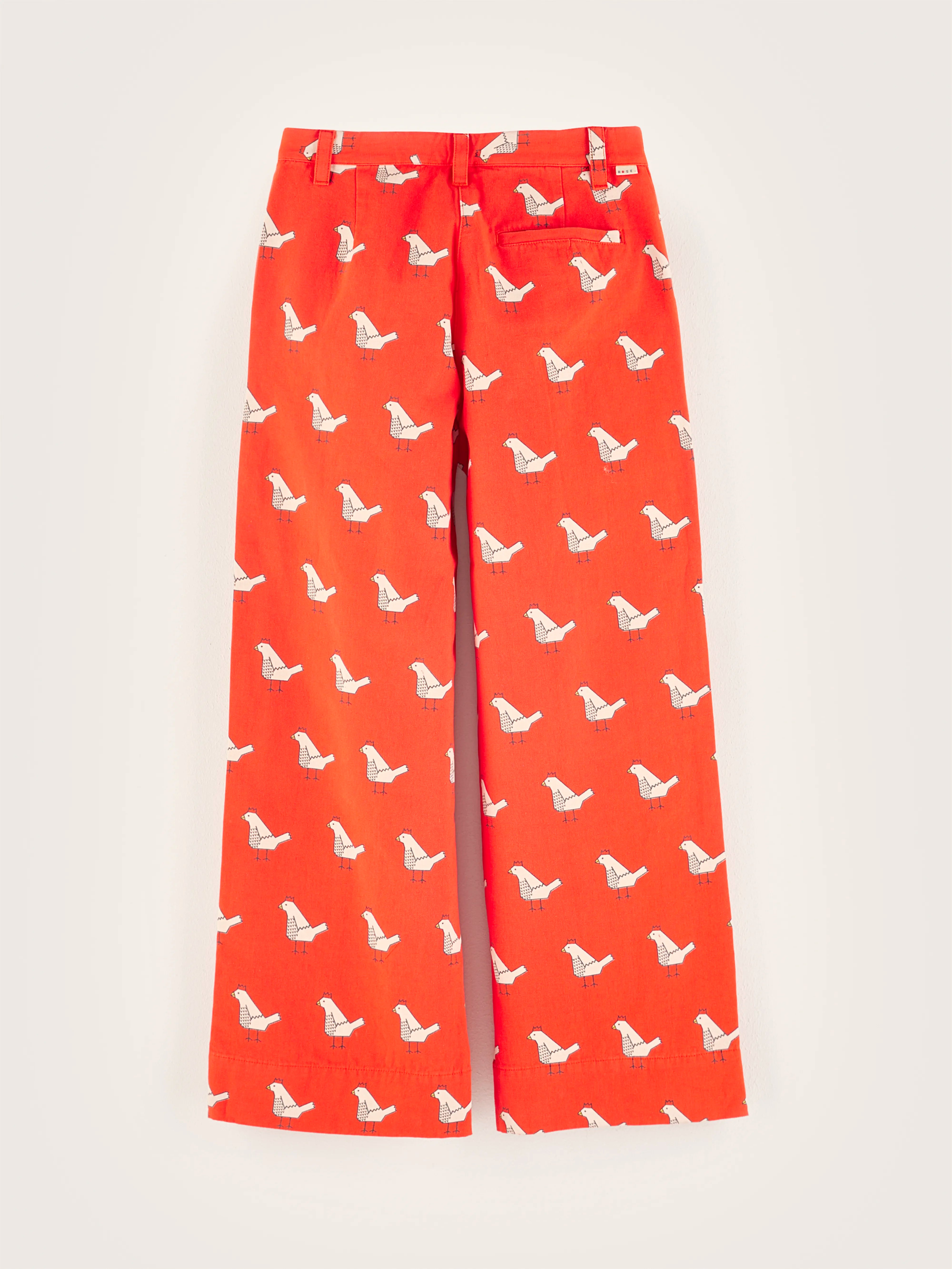 Poule Wide Pleated Trousers - Grenadine For Girls | Bellerose