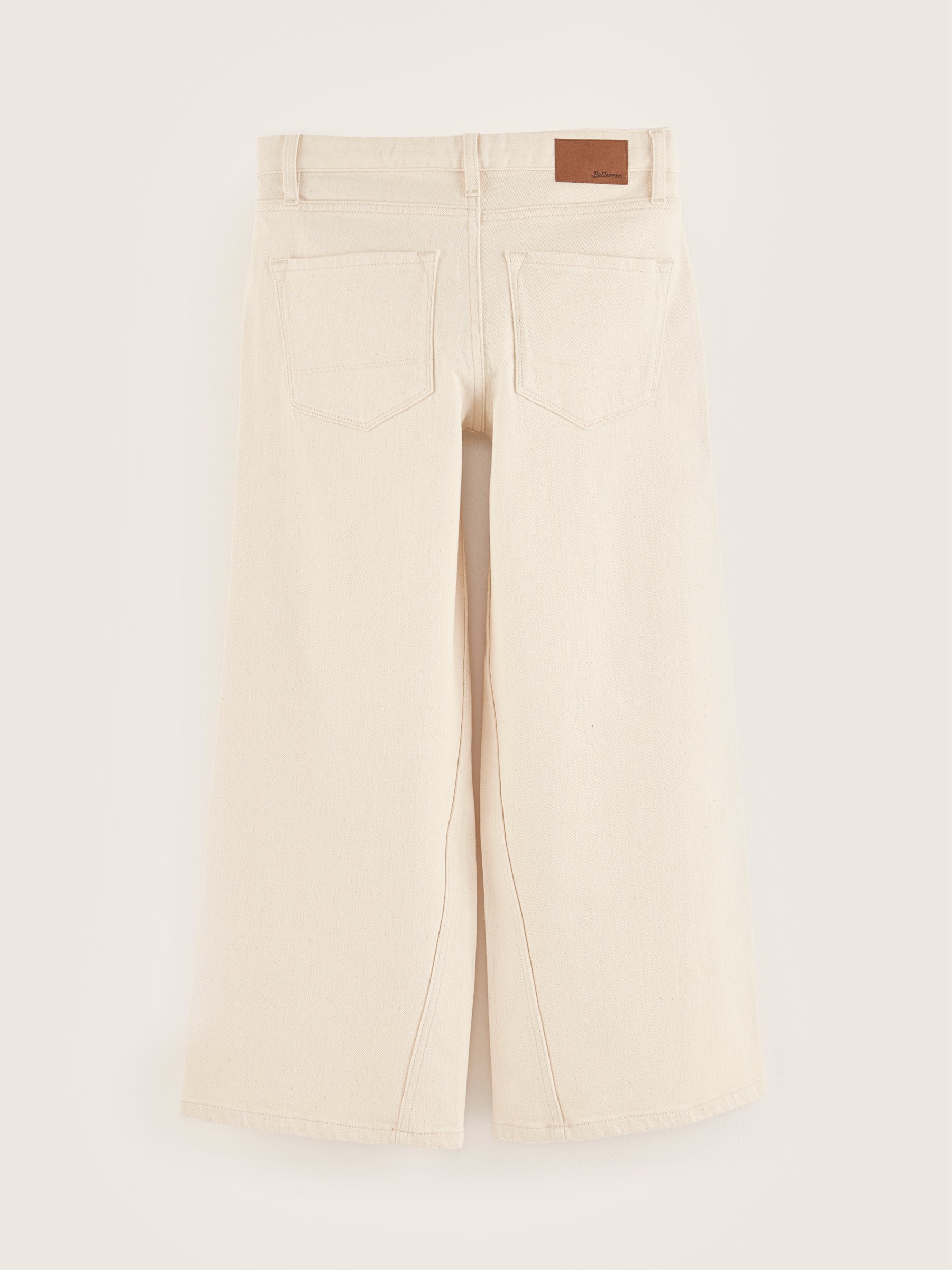 Wanda Flared Trousers - Ecru For Girls | Bellerose