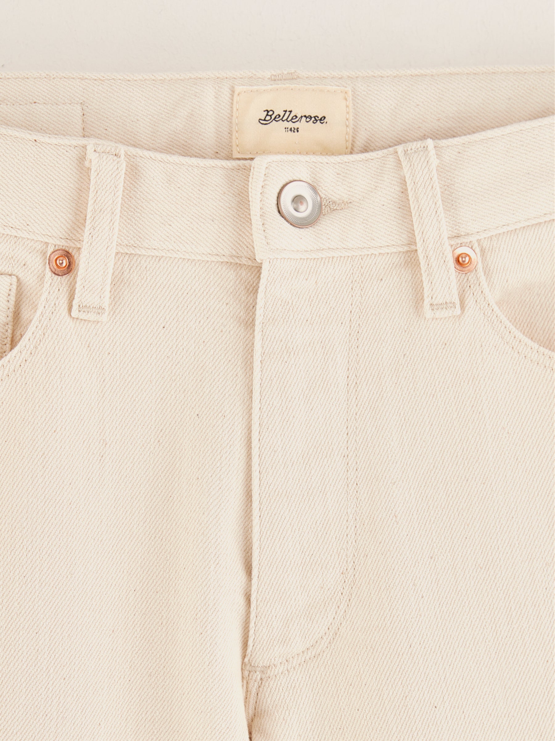 Wanda Flared Trousers - Ecru For Girls | Bellerose