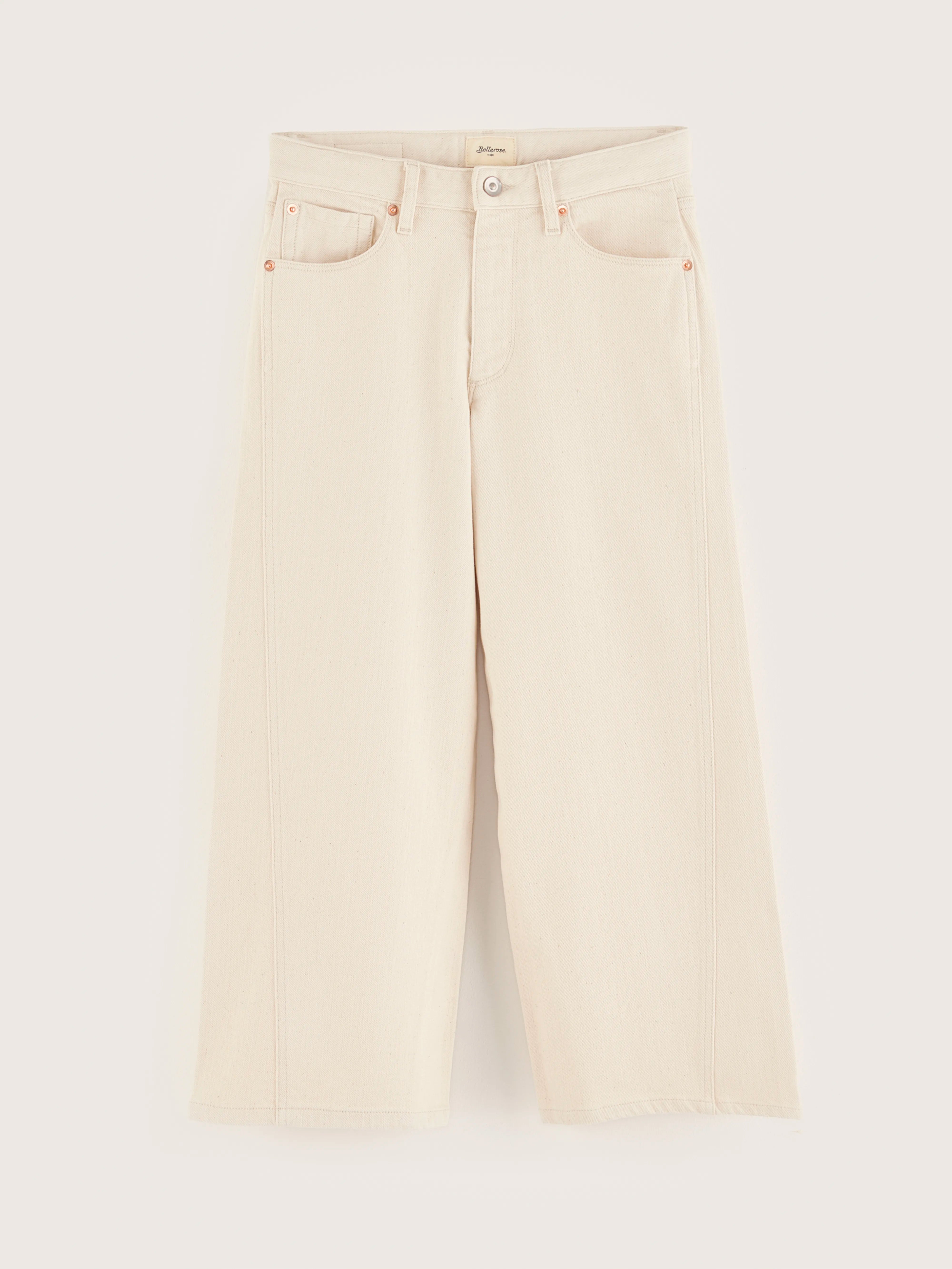 Pantalon Évasé Wanda - Ecru Pour Fille | Bellerose