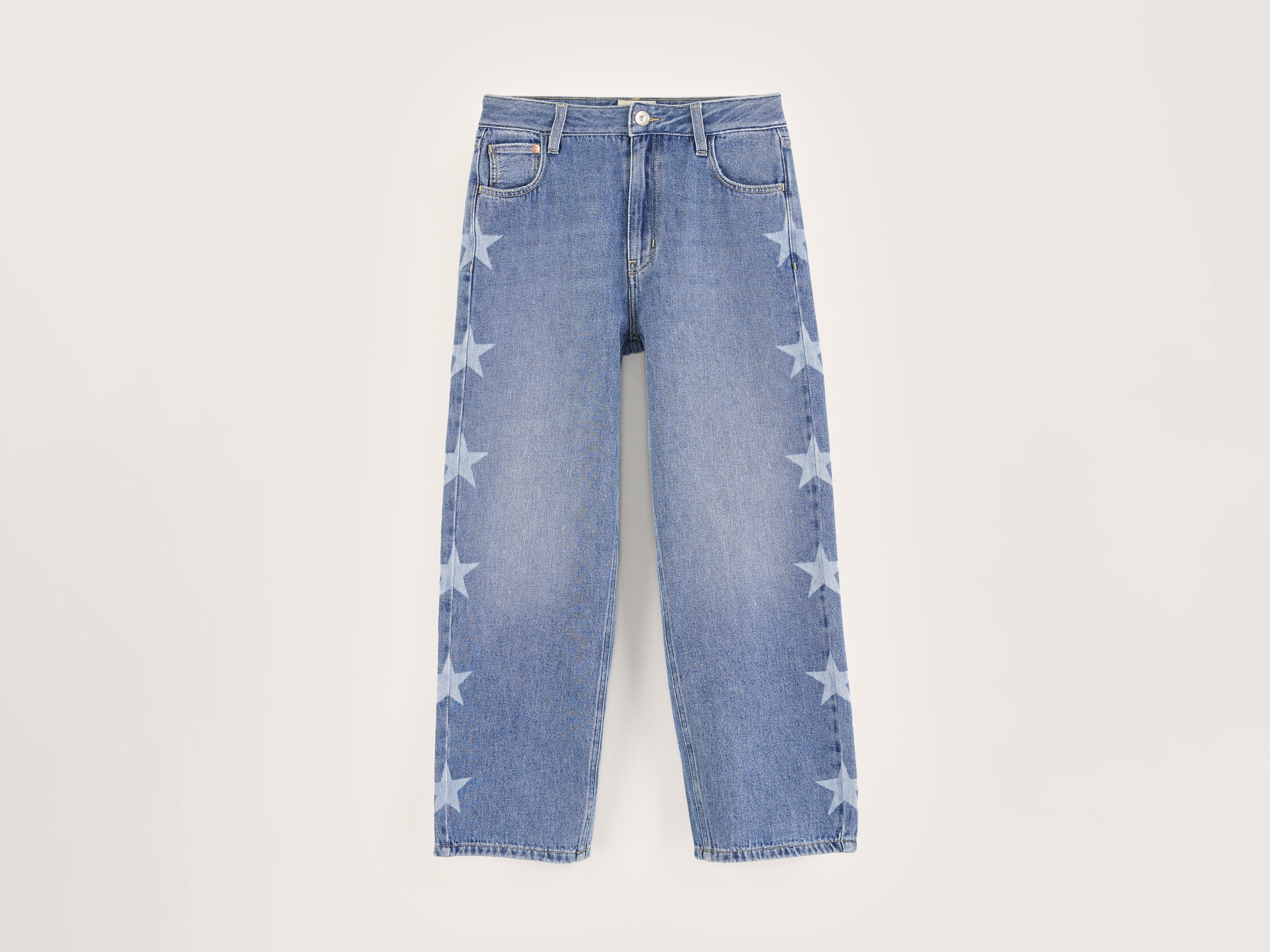 Kaatje relaxte jeans (242 / G / MD BLUE BLEACH)