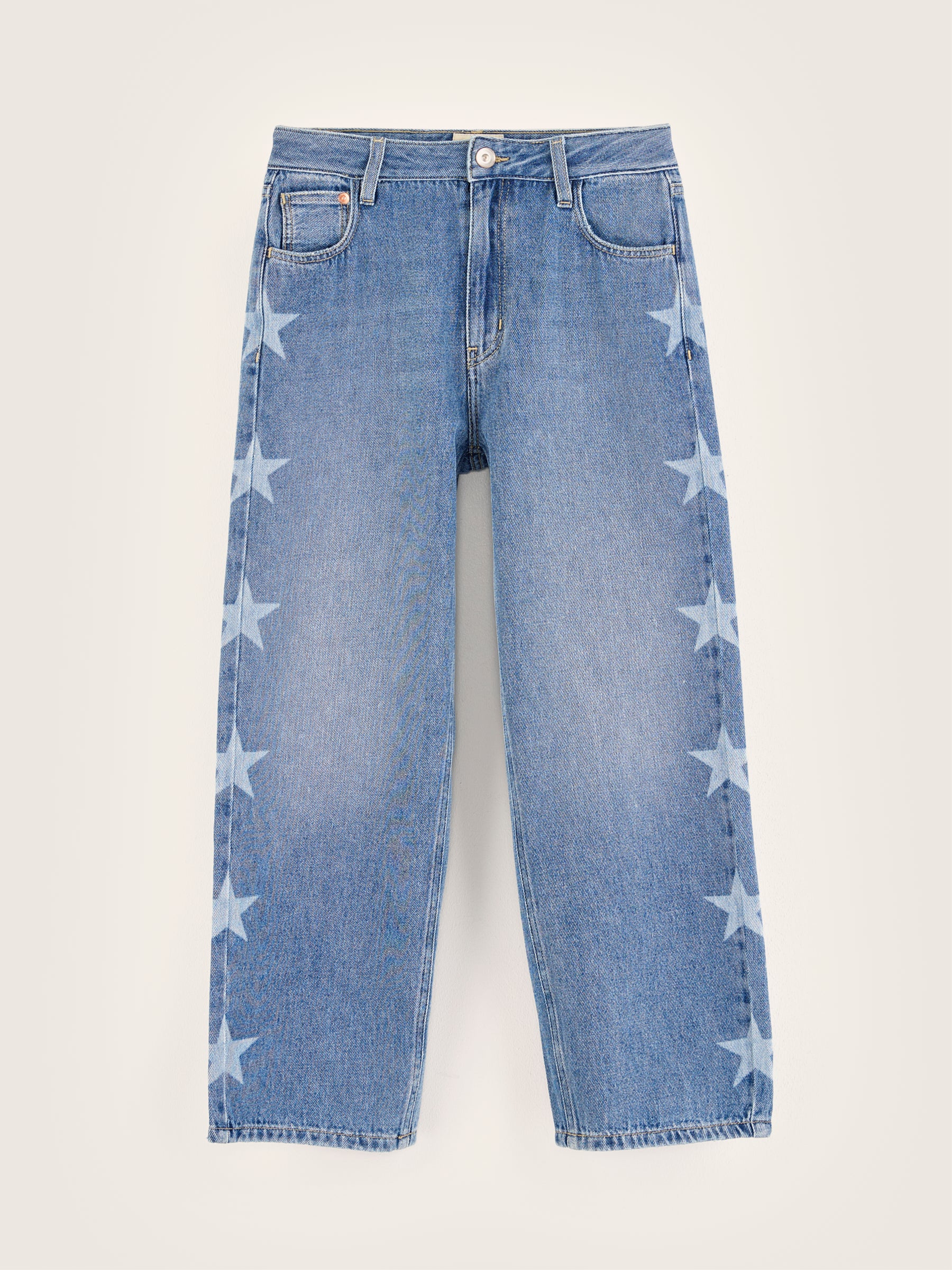 Kaatje Relaxte Jeans - Medium blue bleach Voor Meisjes | Bellerose