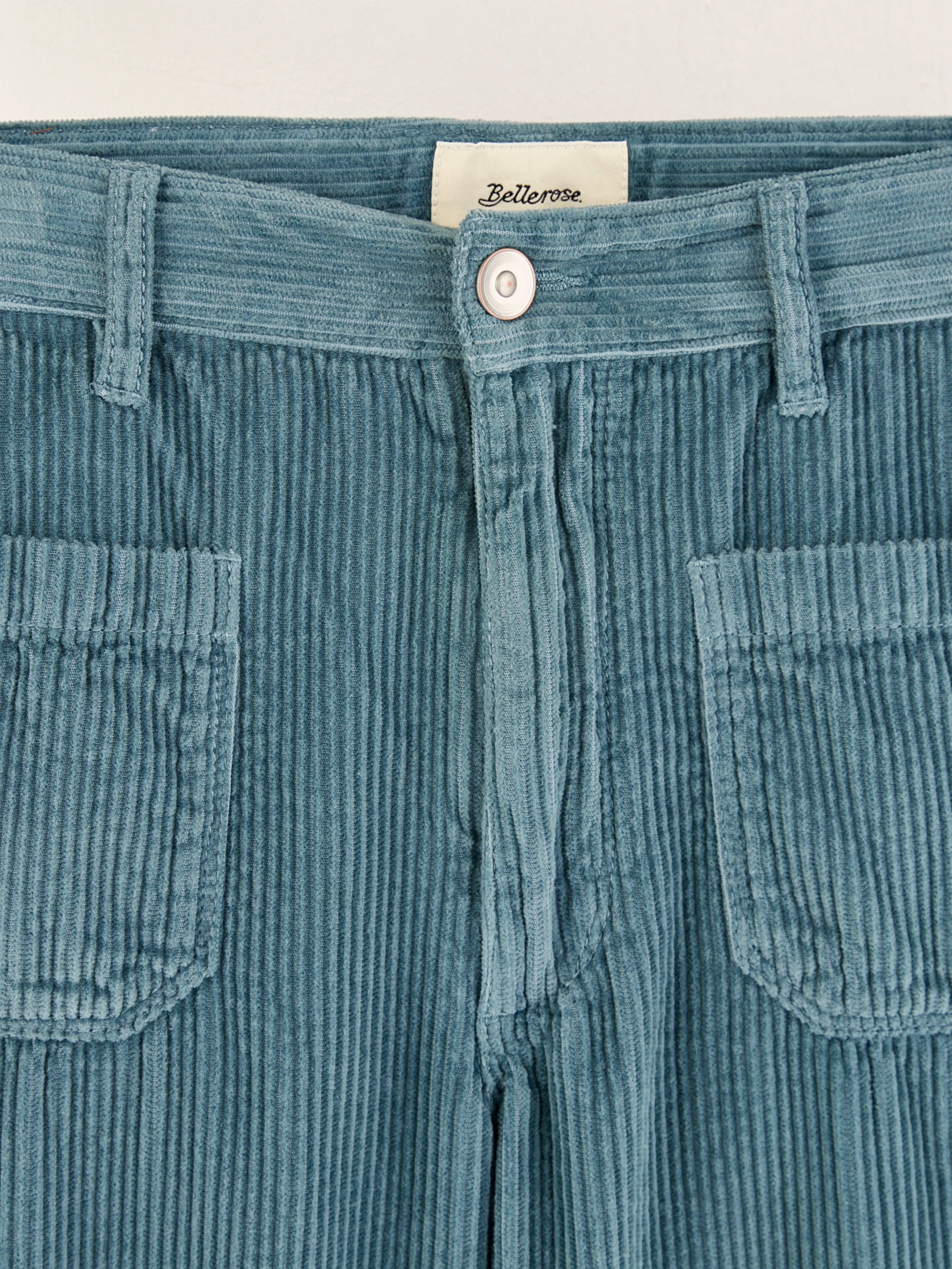 Pepy Corduroy Trousers - Metal blue For Girls | Bellerose