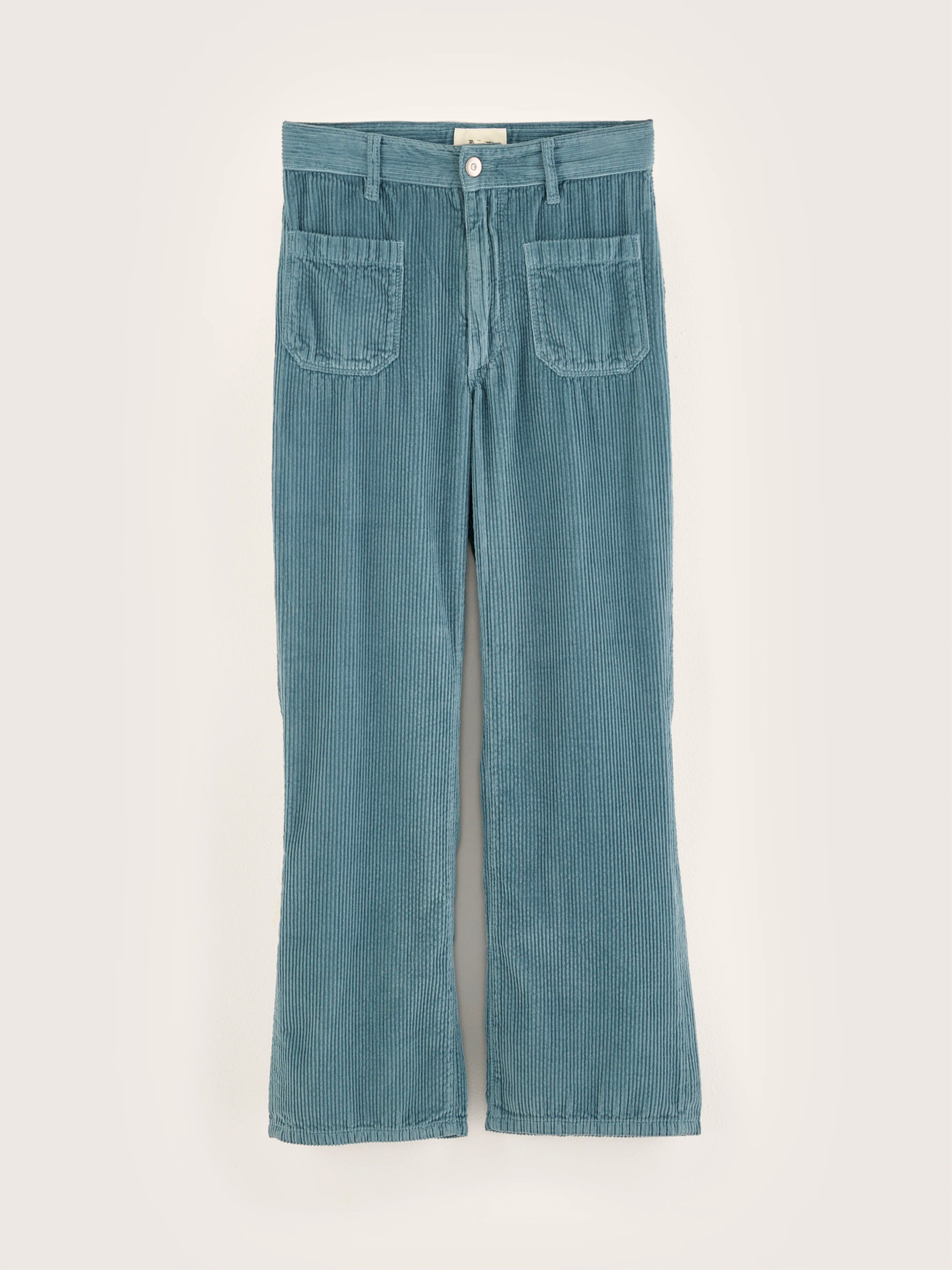 Pantalon En Velours Pepy - Metal blue Pour Fille | Bellerose