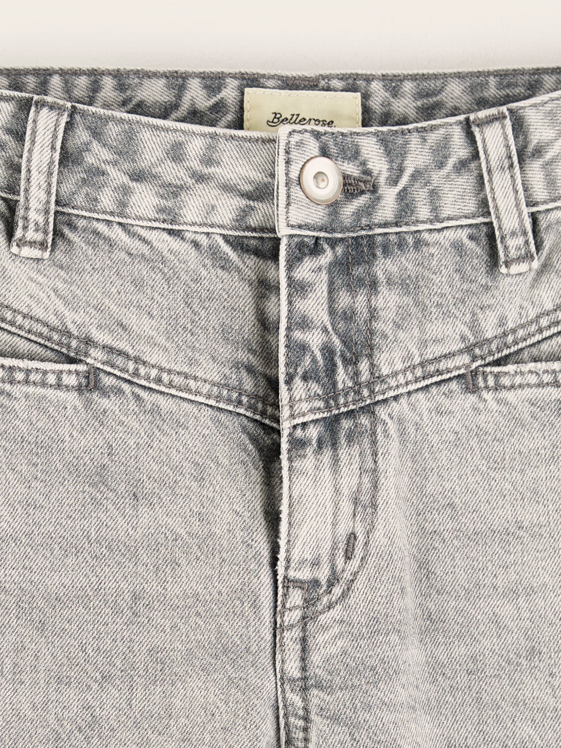 Pixa Tapered Jeans - Used grey For Girls | Bellerose