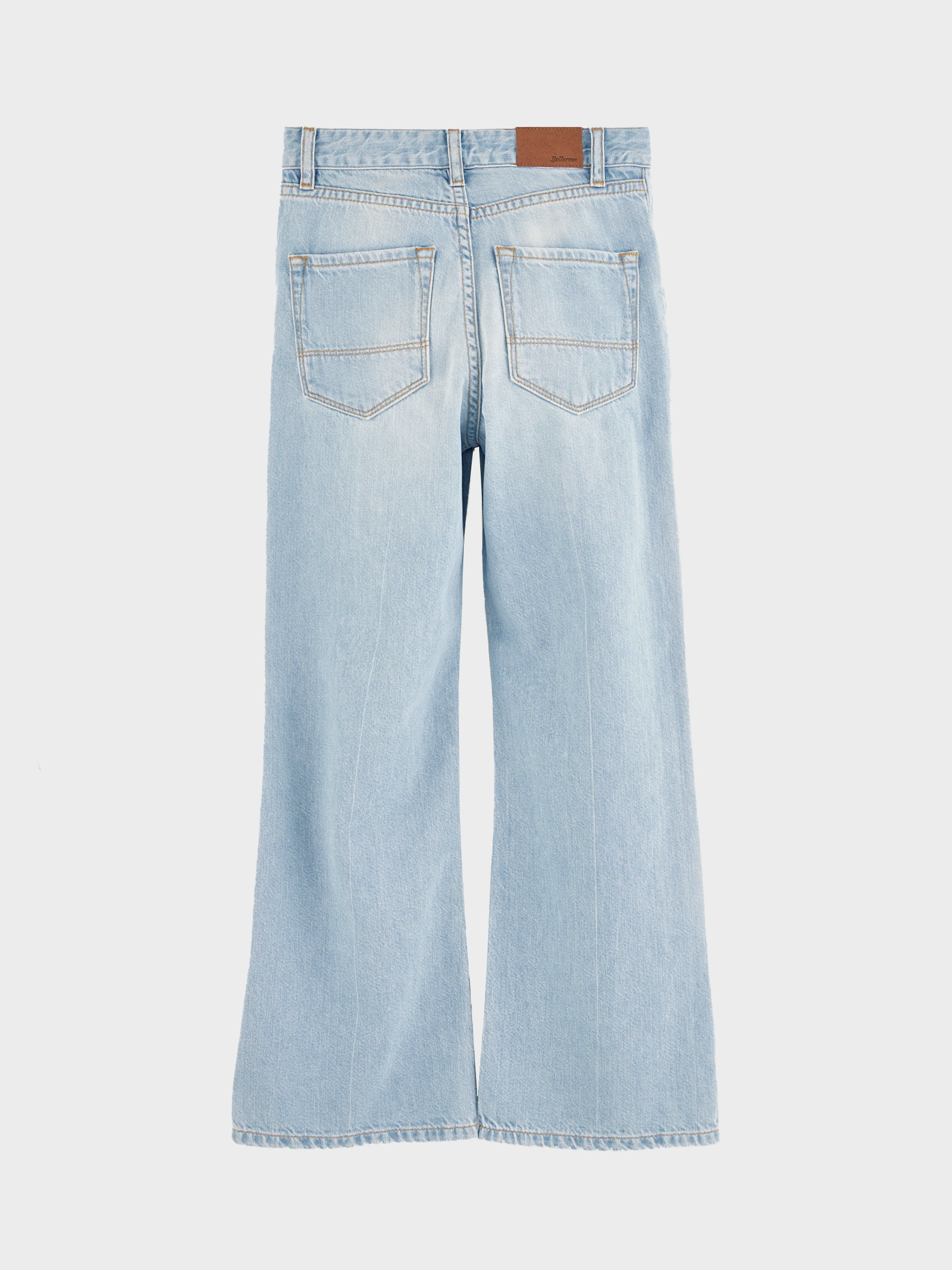 Popies Flared Lichtblauw Jeans - Lt blue bleach Voor Meisjes | Bellerose