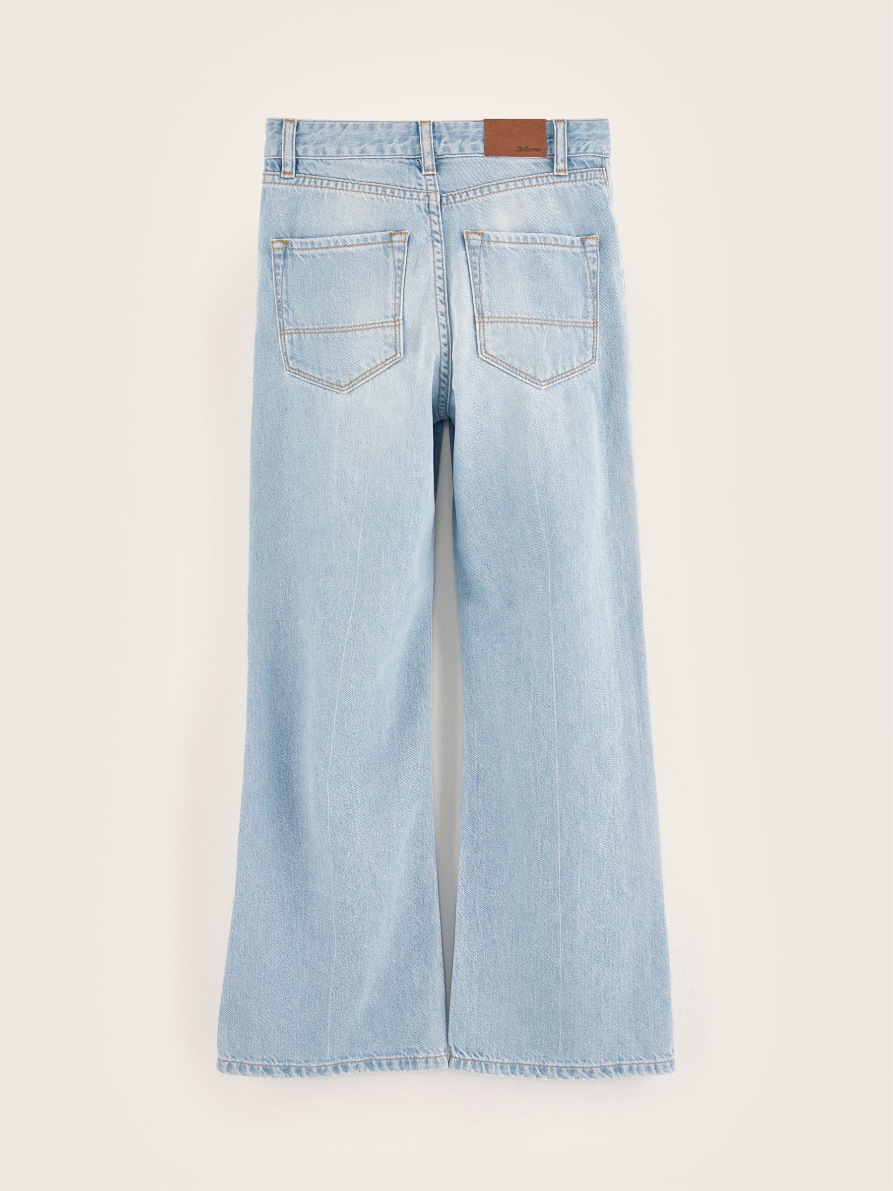 Popies Flared Jeans - Light blue bleach For Girls | Bellerose