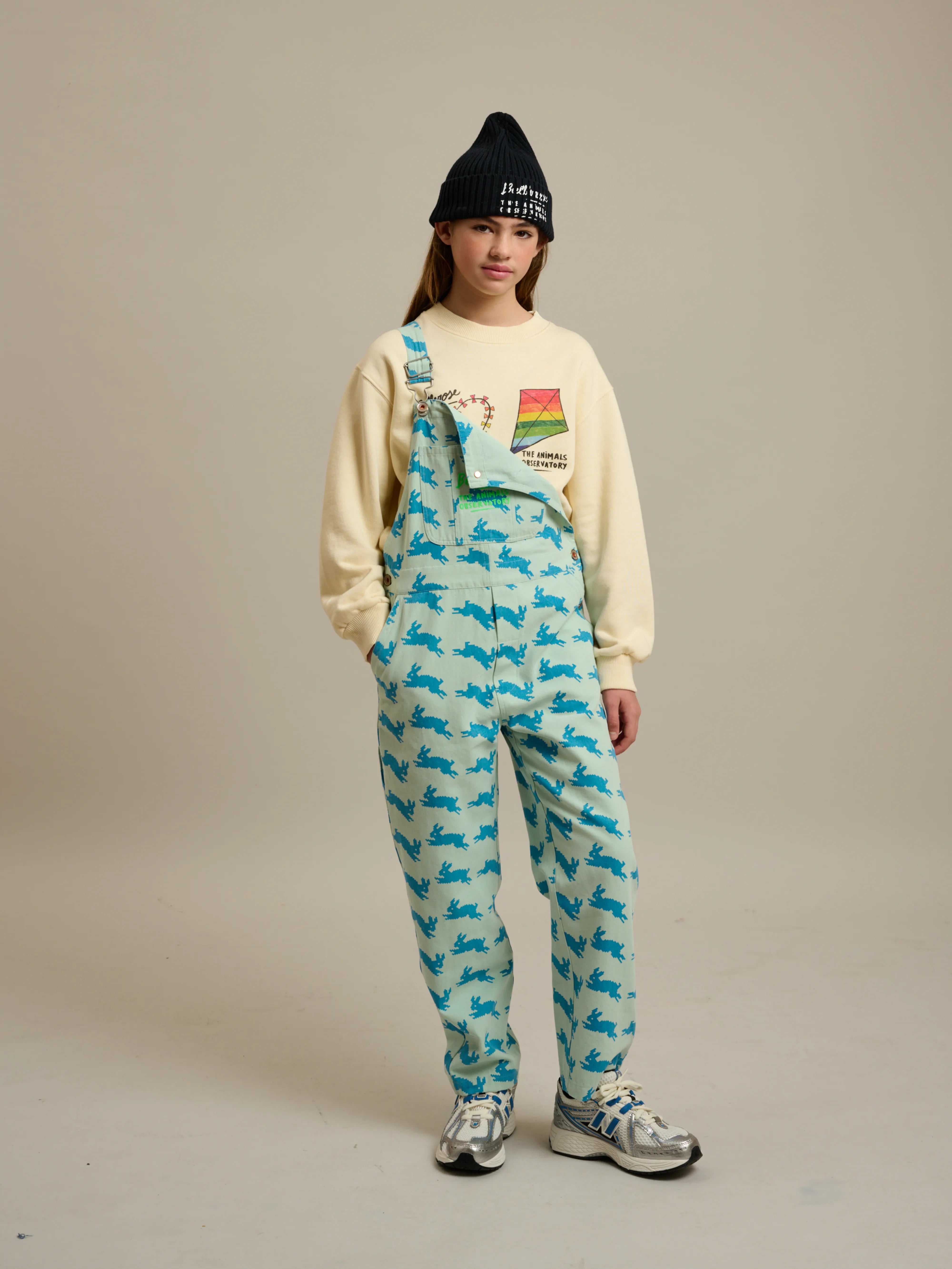 Padoek Overalls - Aqua For Girls | Bellerose