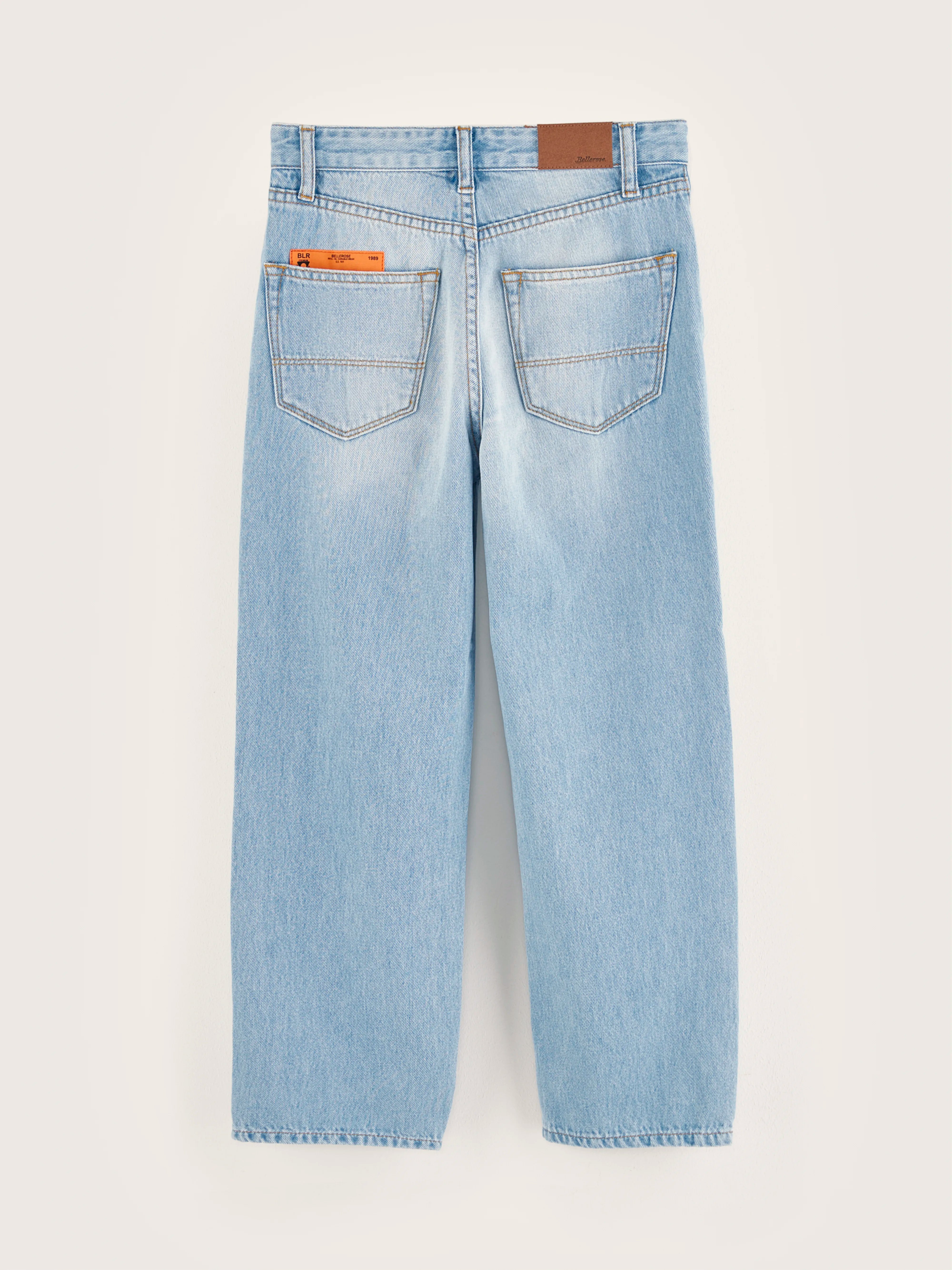 Peters wijde jeans (242 / B / LT BLUE BLEACH)