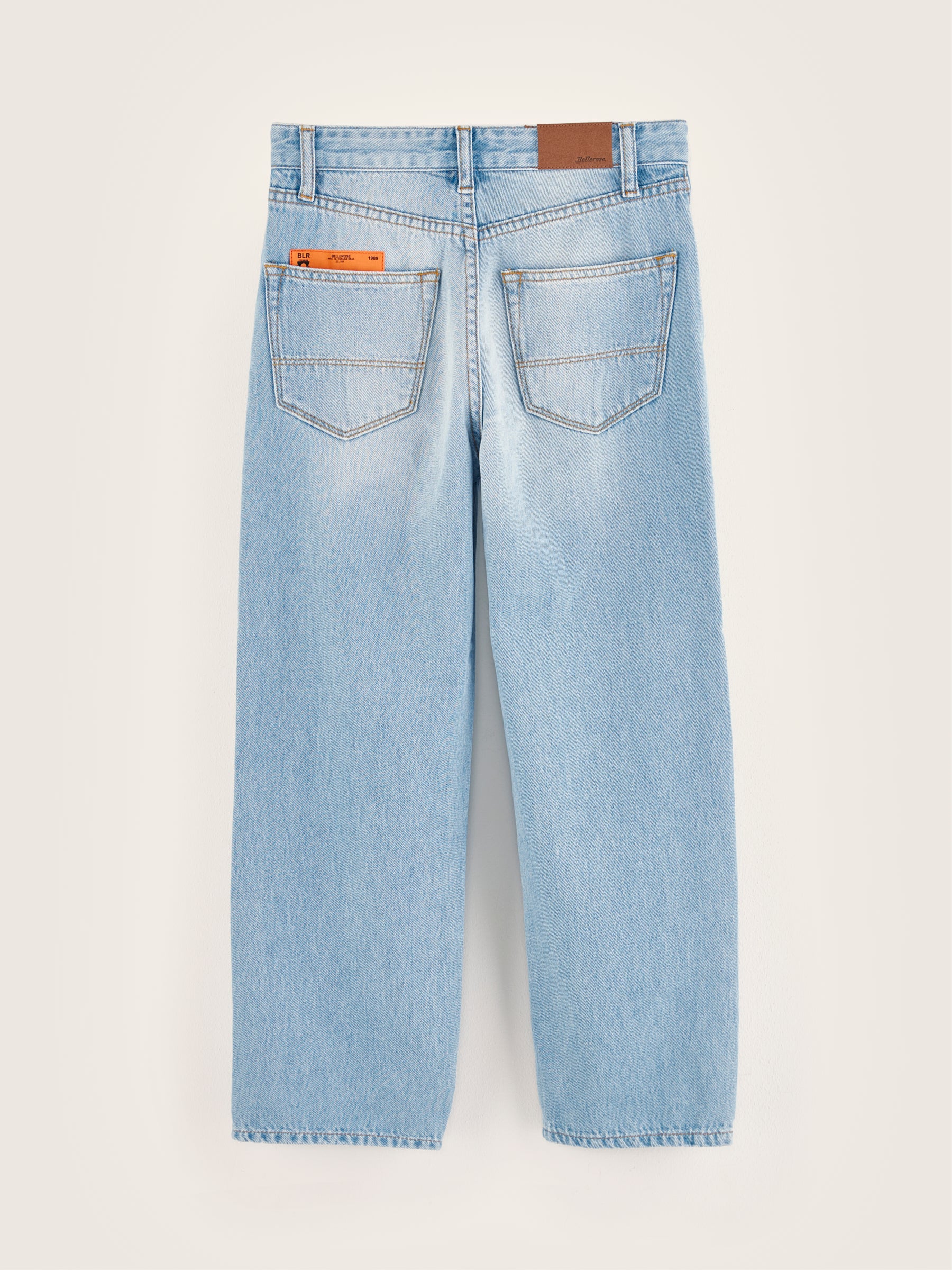 Peters Wide Jeans - Light blue bleach For Boys | Bellerose