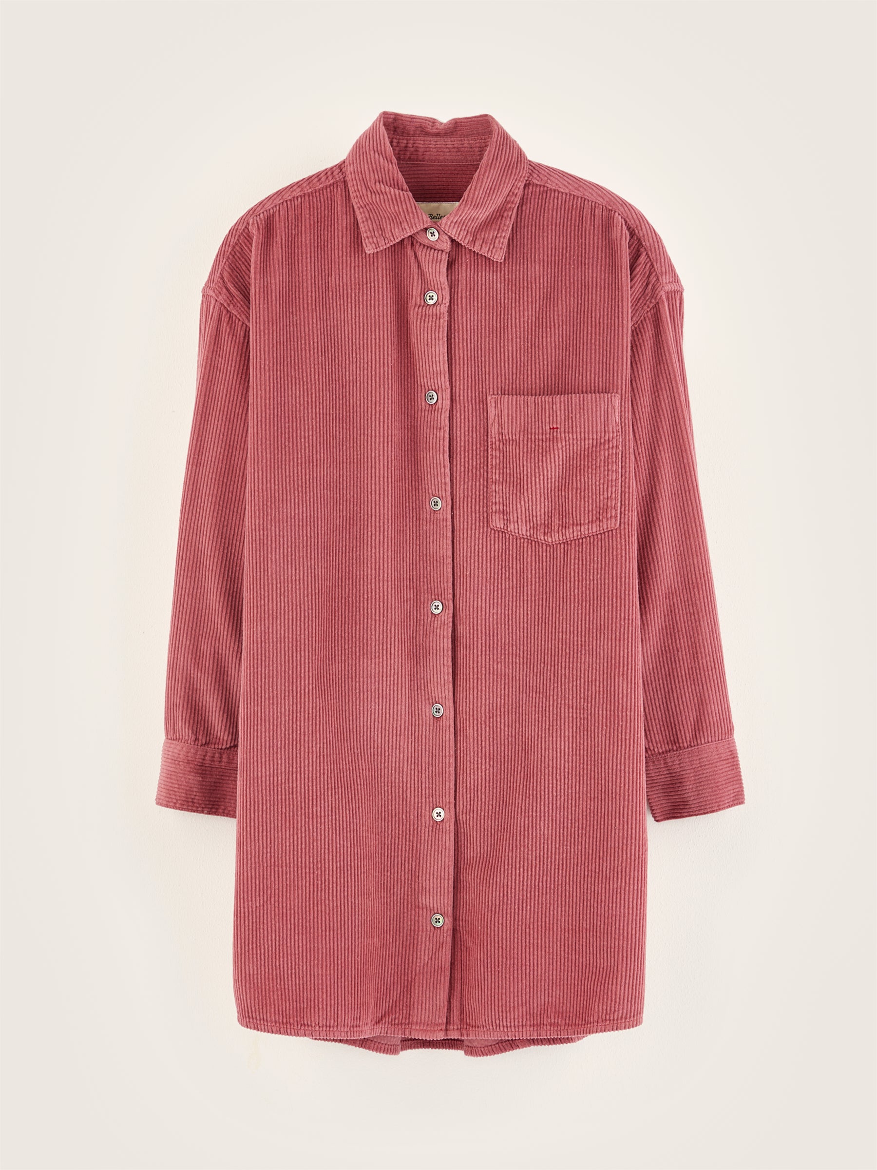 Winnie Shirt Dress - Lychee For Girls | Bellerose