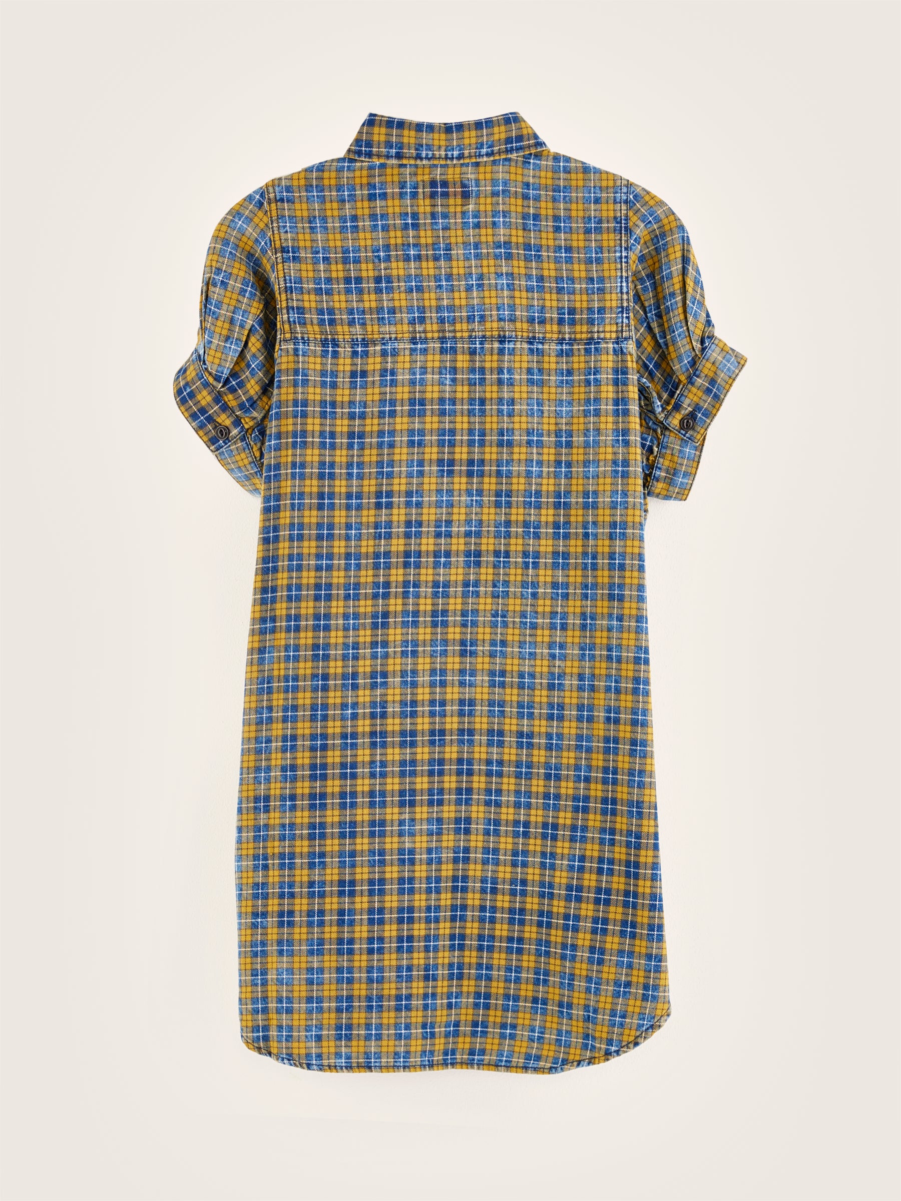 Wicked Shirt Dress - Cornflakes / Myosotis For Girls | Bellerose