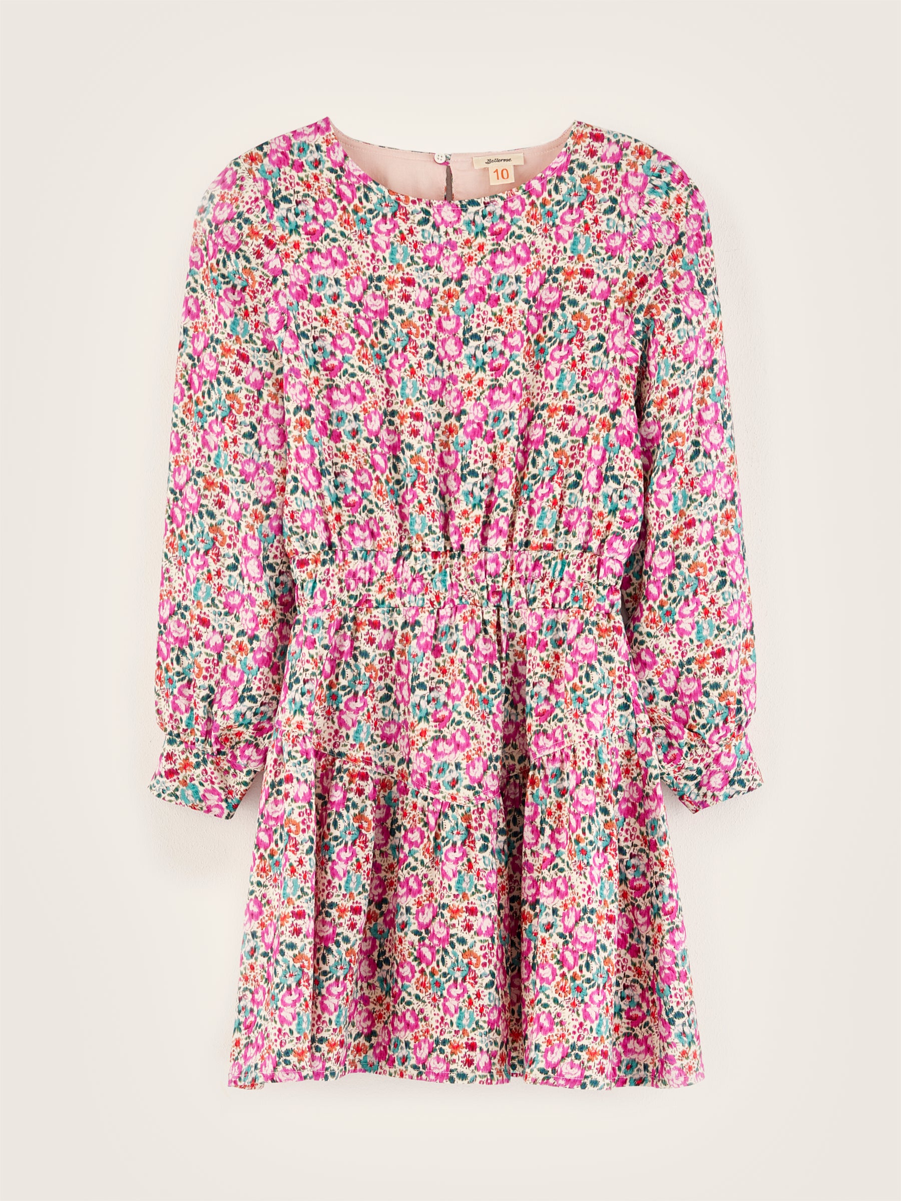 Plays Floral Mini Dress - Fushia For Girls | Bellerose