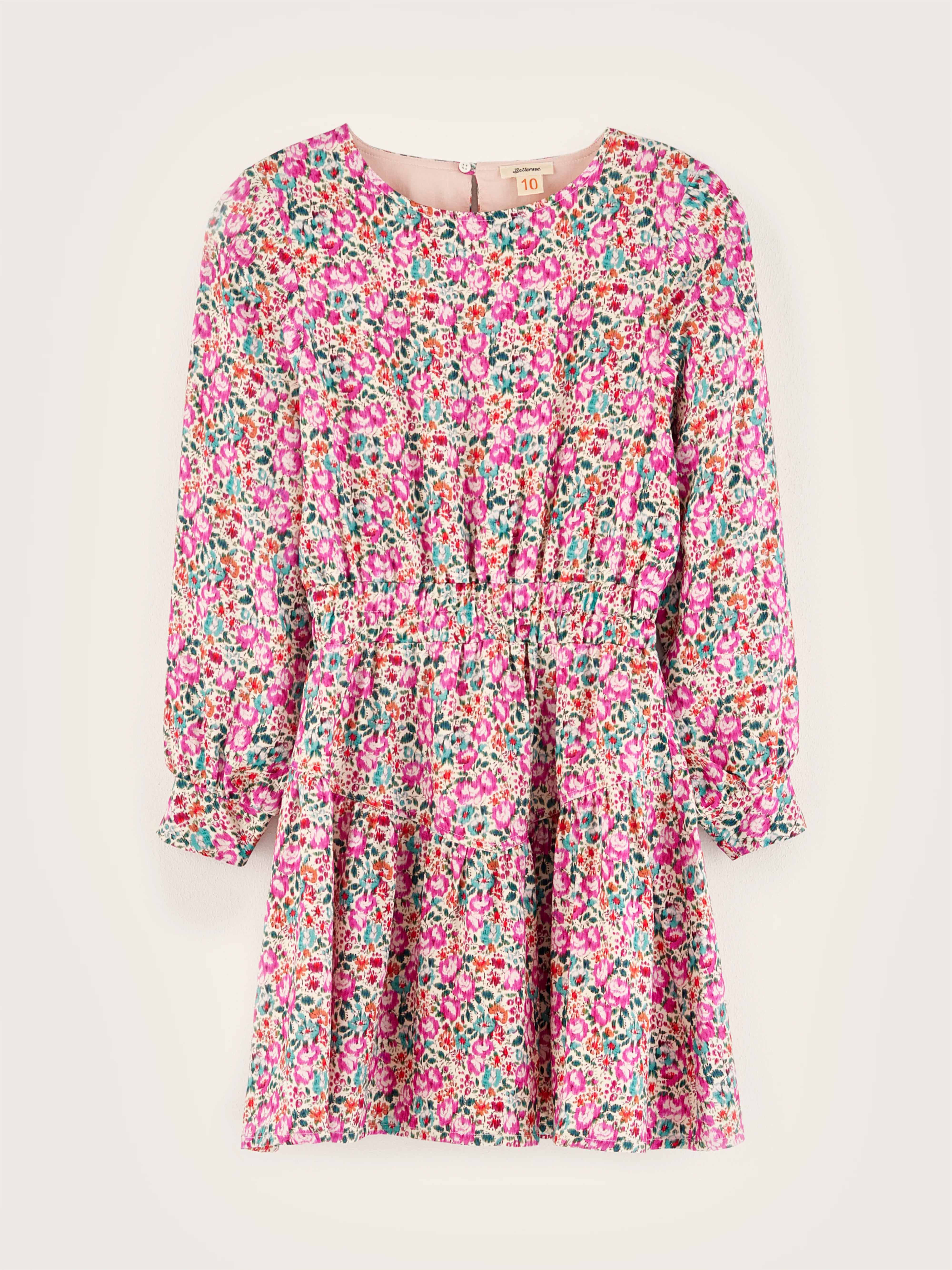 Plays Floral Mini Dress - Fushia For Girls | Bellerose