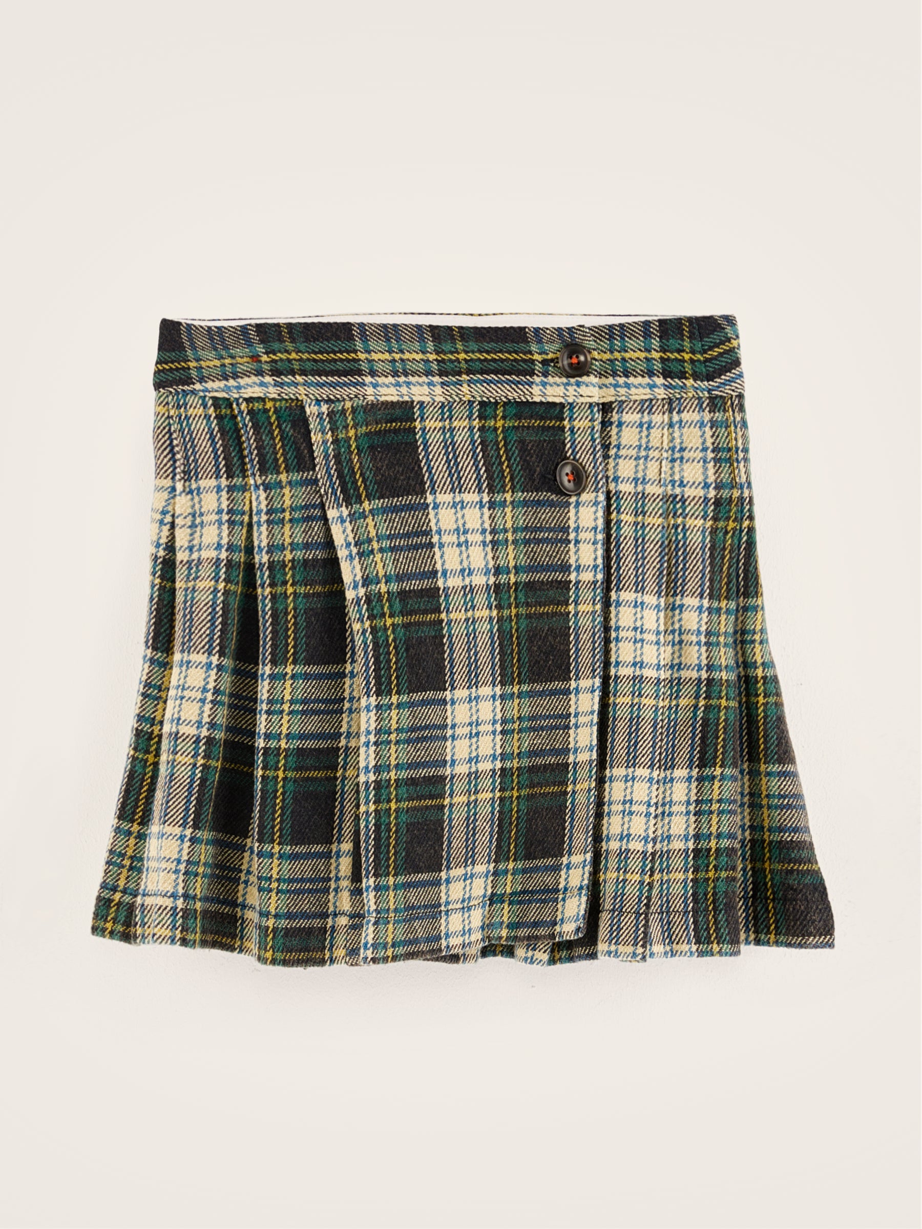 Walis Mini Skirt - Deep well / Sea pine For Girls | Bellerose