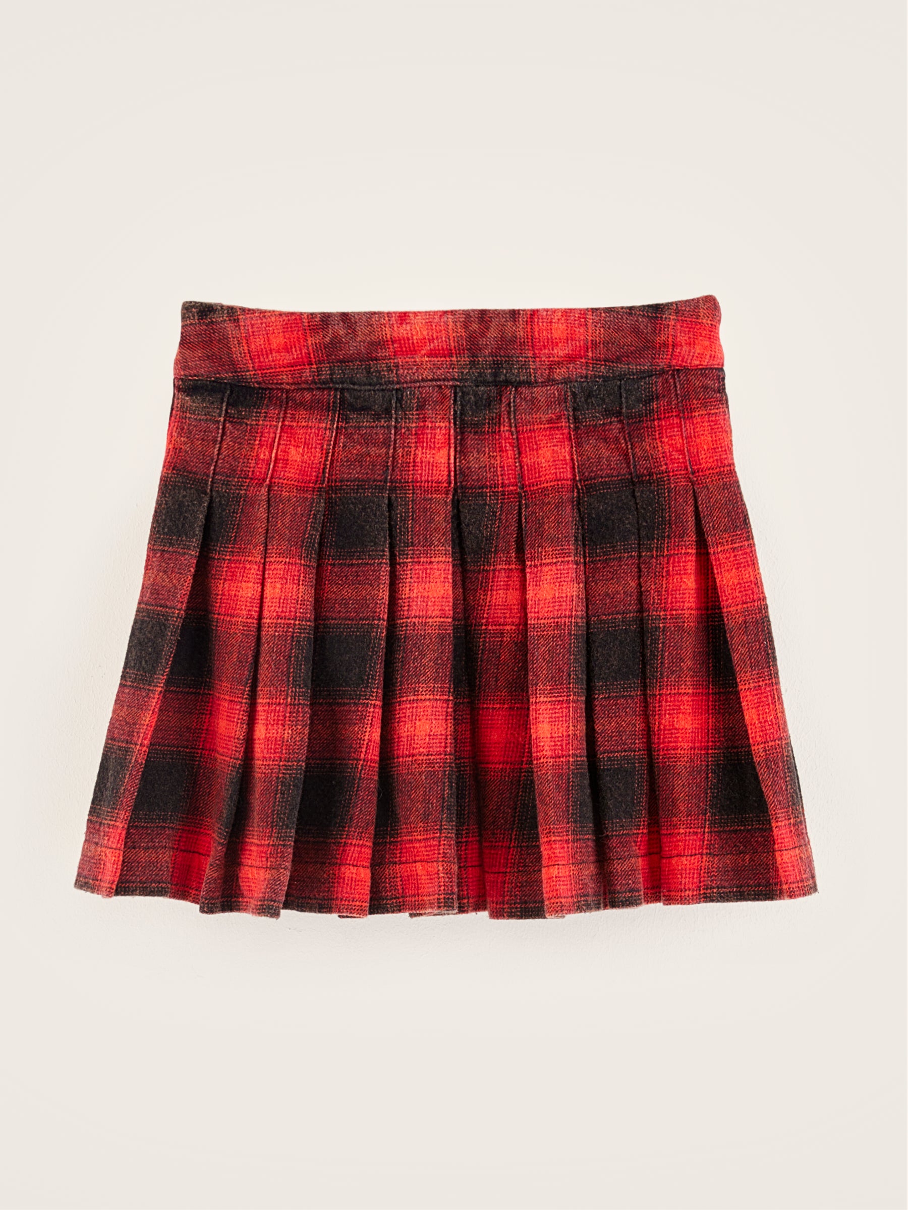 Walis Mini Skirt - Black / Red For Girls | Bellerose