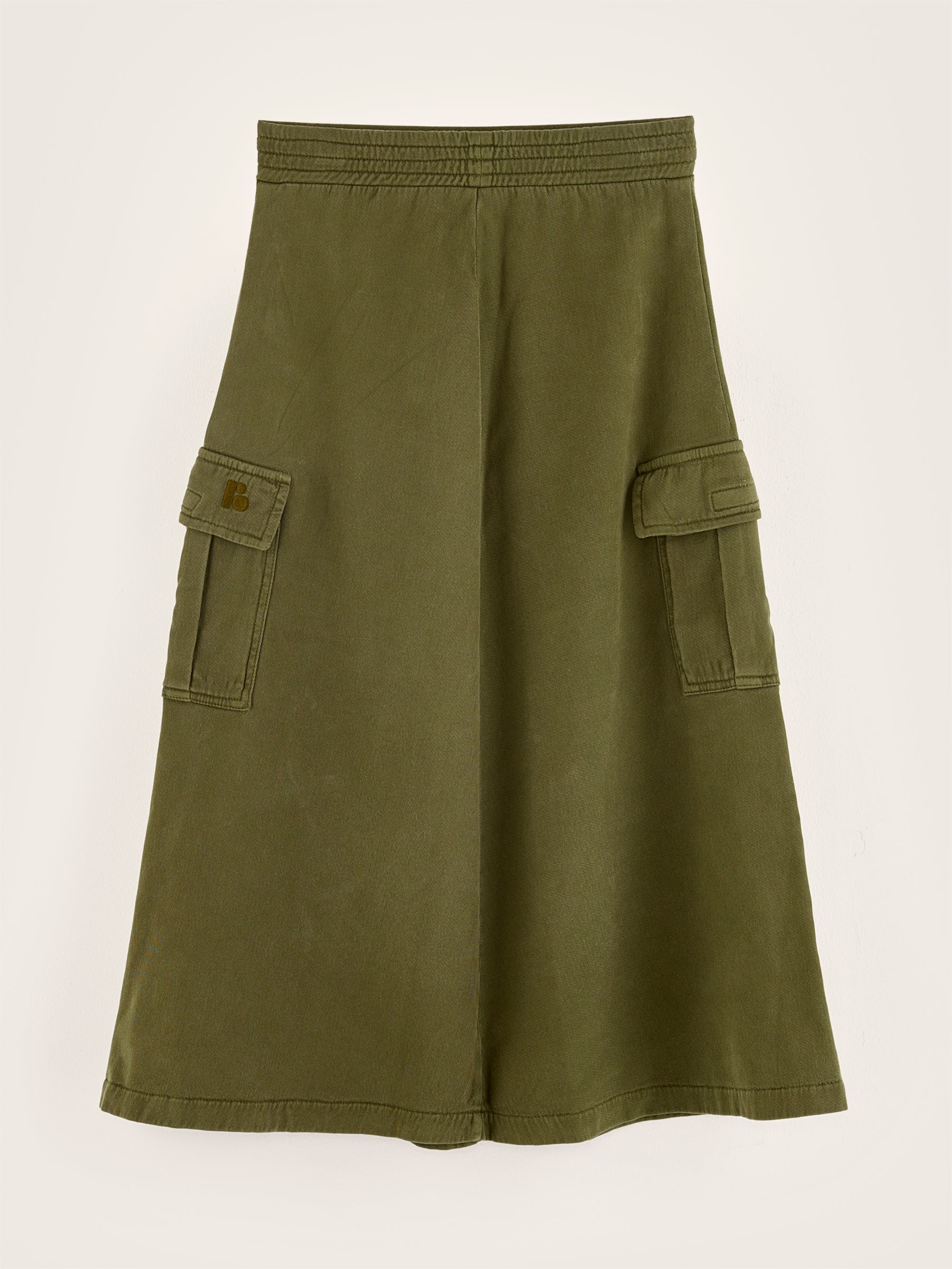 Jupe Longue Style Cargo Flup - Olive Pour Fille | Bellerose