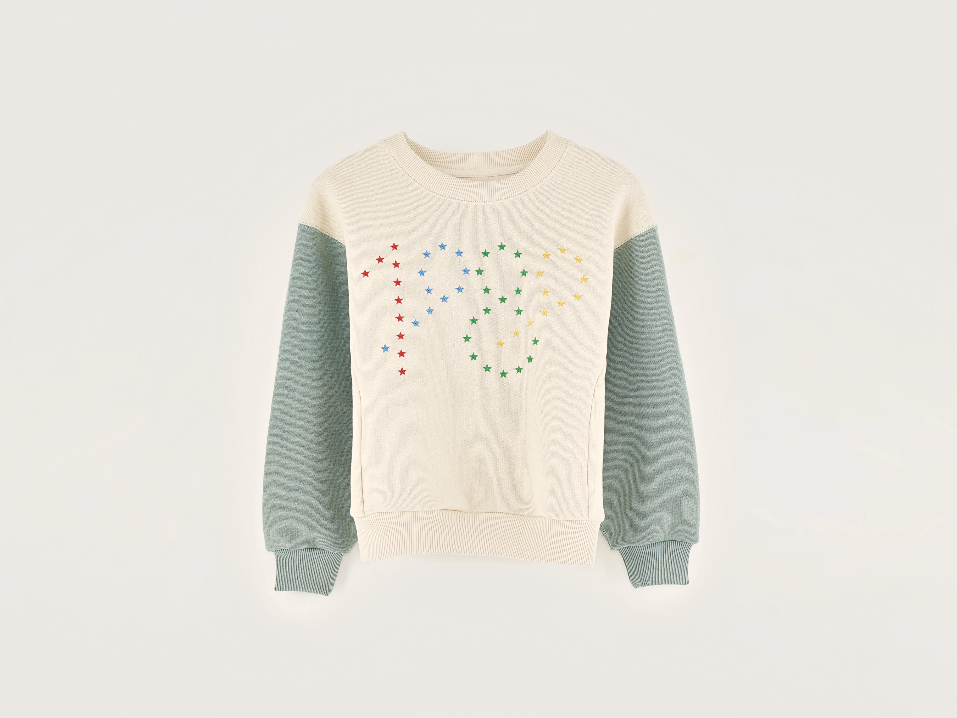 Fadoly ronde hals sweatshirt (242 / G / SUGARCANE)