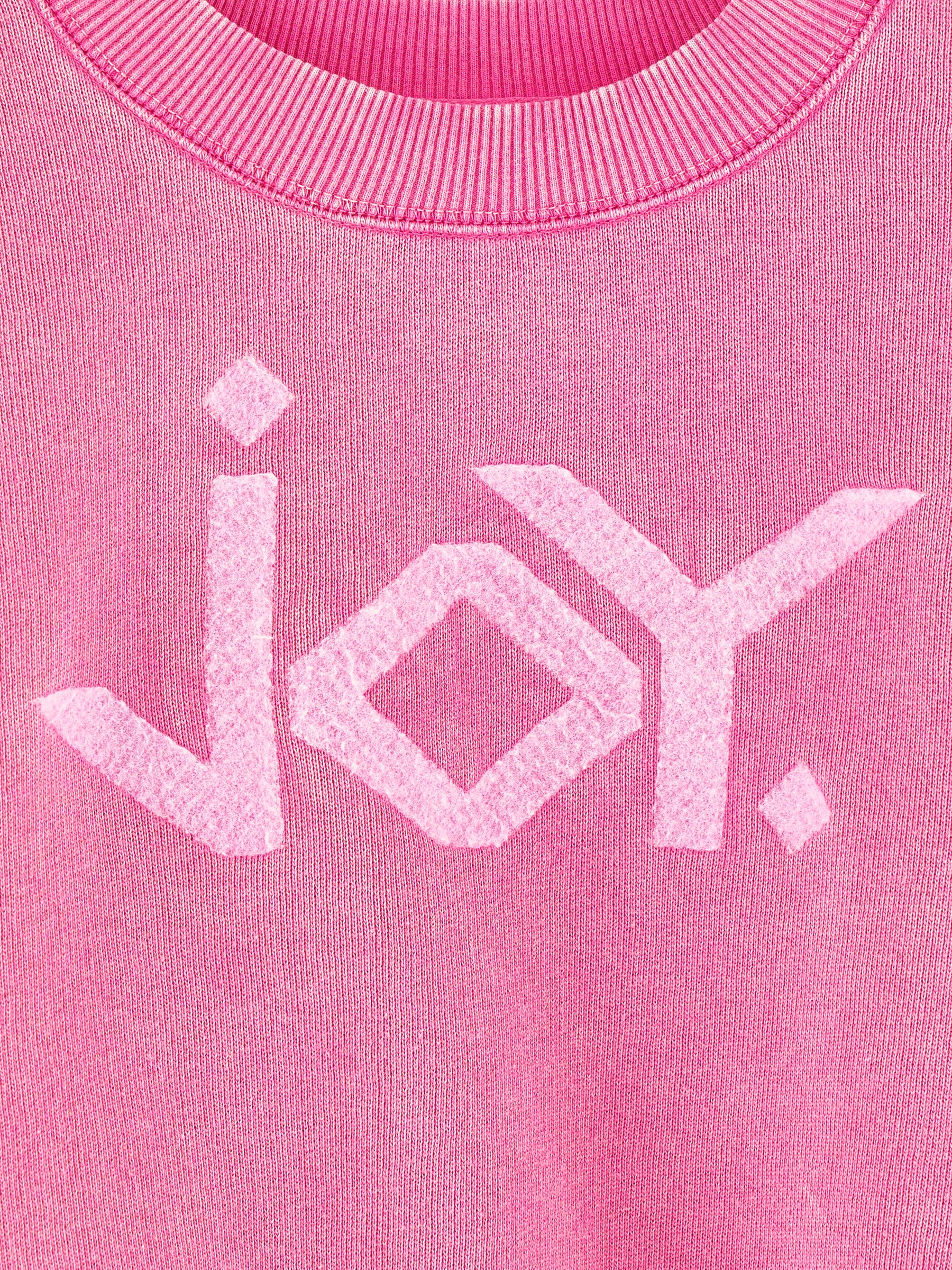 Fadoly Round-neck Sweatshirt - Fushia For Girls | Bellerose