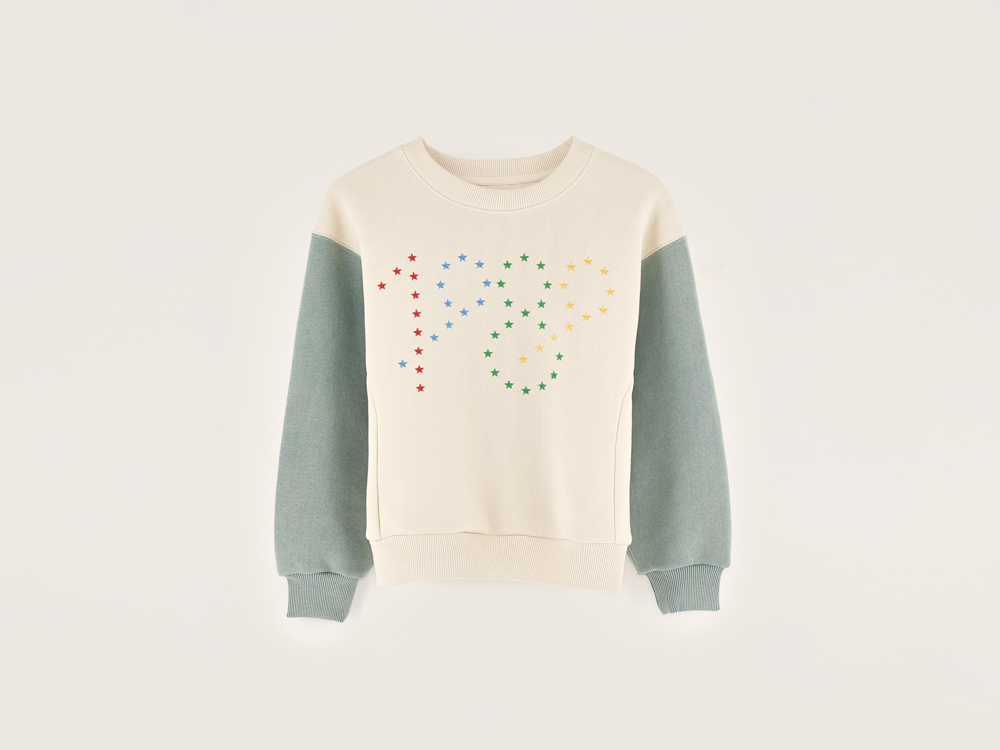 Fadoly round-neck sweatshirt (242 / G / SUGARCANE)