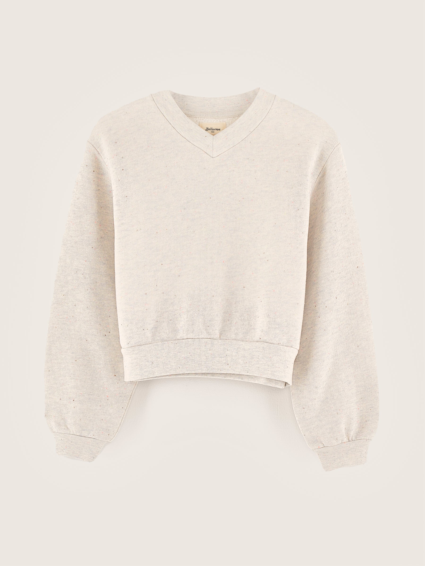 Sweatshirt col en v Febie (242 / G / COMBO D)