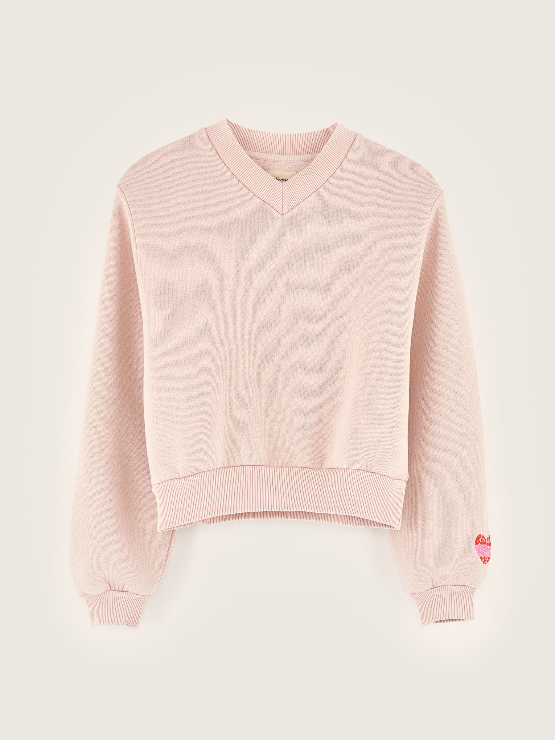 Febie V-neck Sweatshirt - Misty For Girls | Bellerose