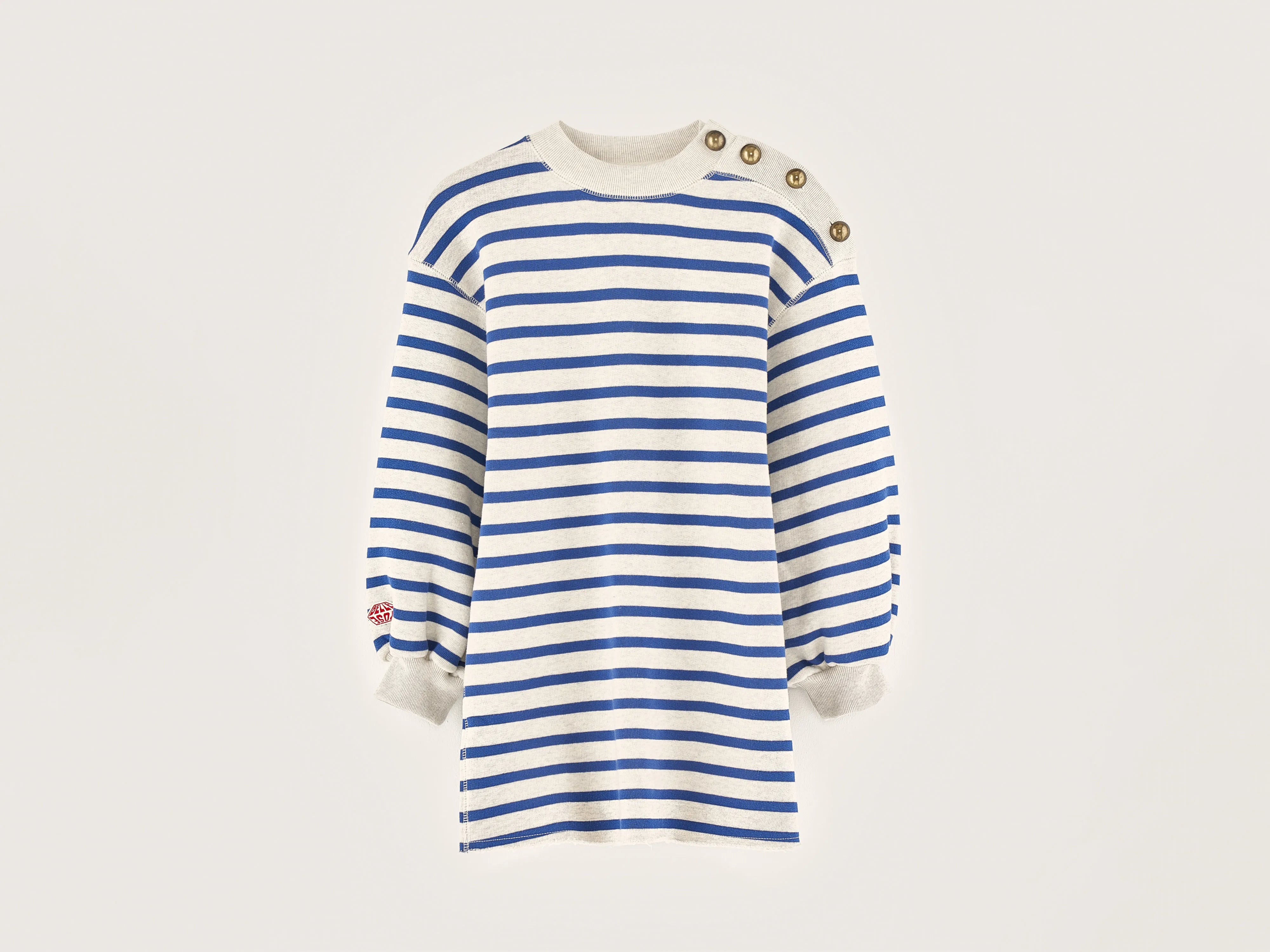 Francy sweatshirtjurk (242 / G / STRIPE A)