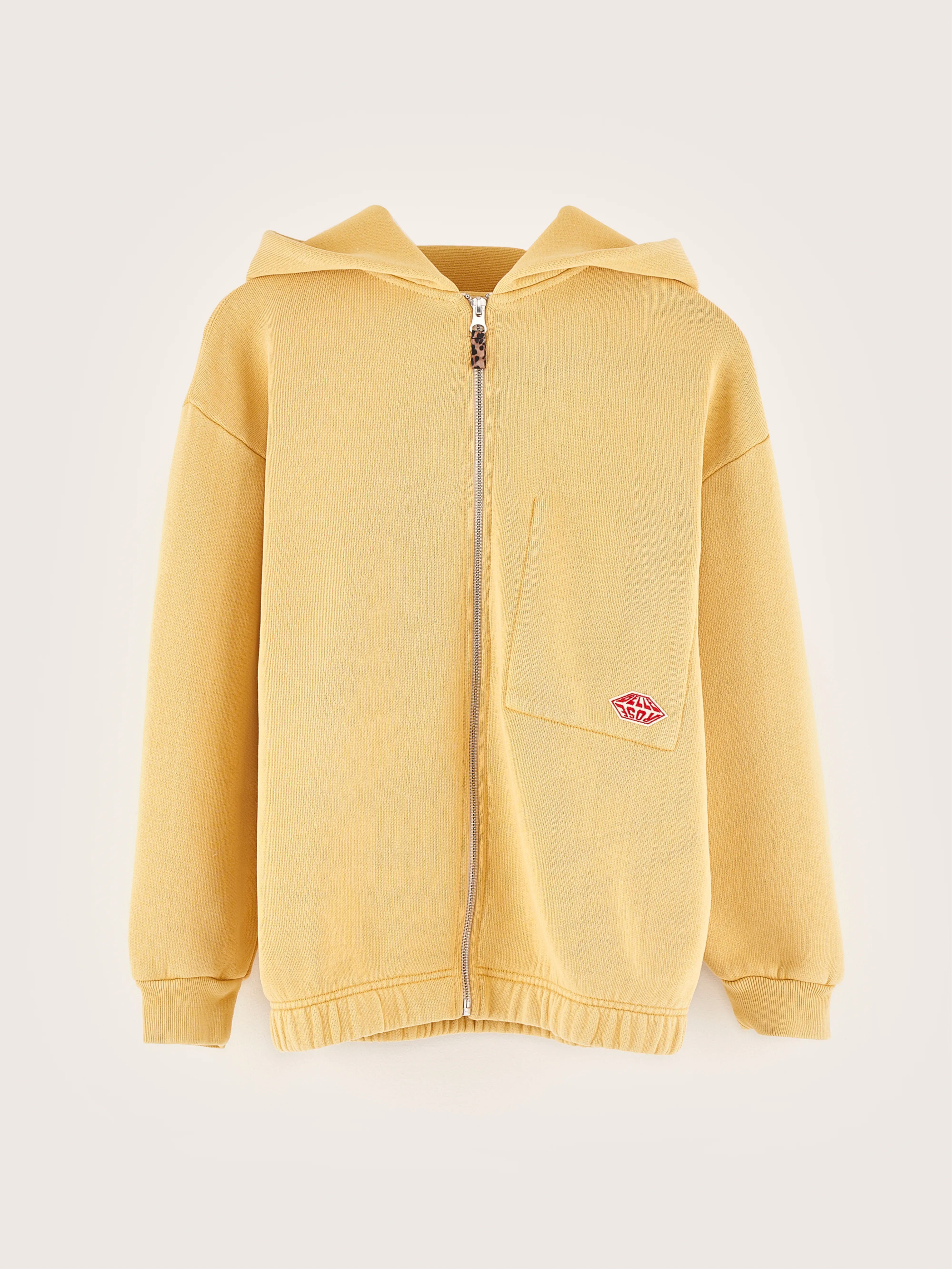 Sweatshirt À Capuche Zippé Farino - Cornflakes Pour Fille | Bellerose