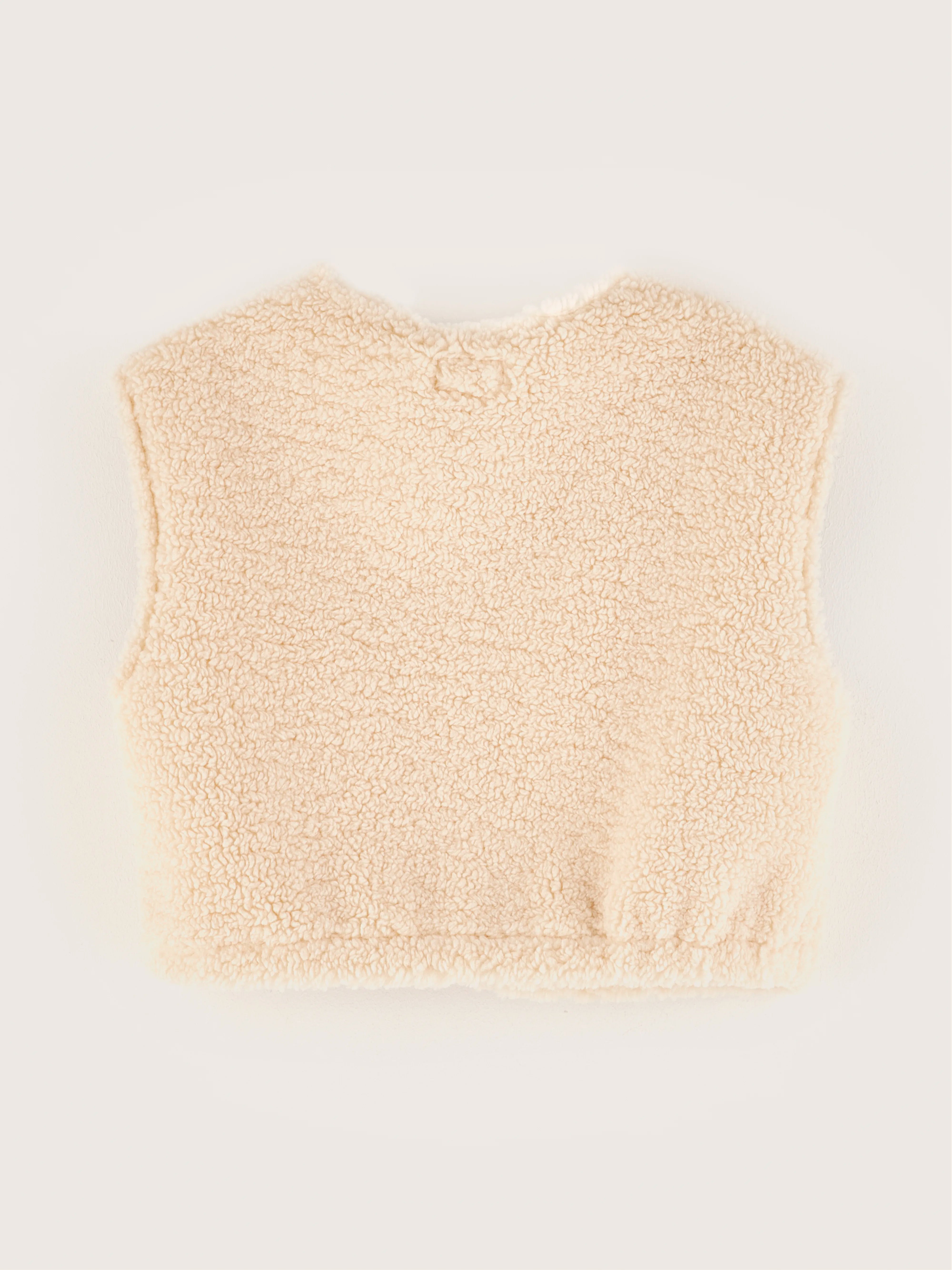 Sweatshirt Sans Manches Jess - Ecru Pour Fille | Bellerose