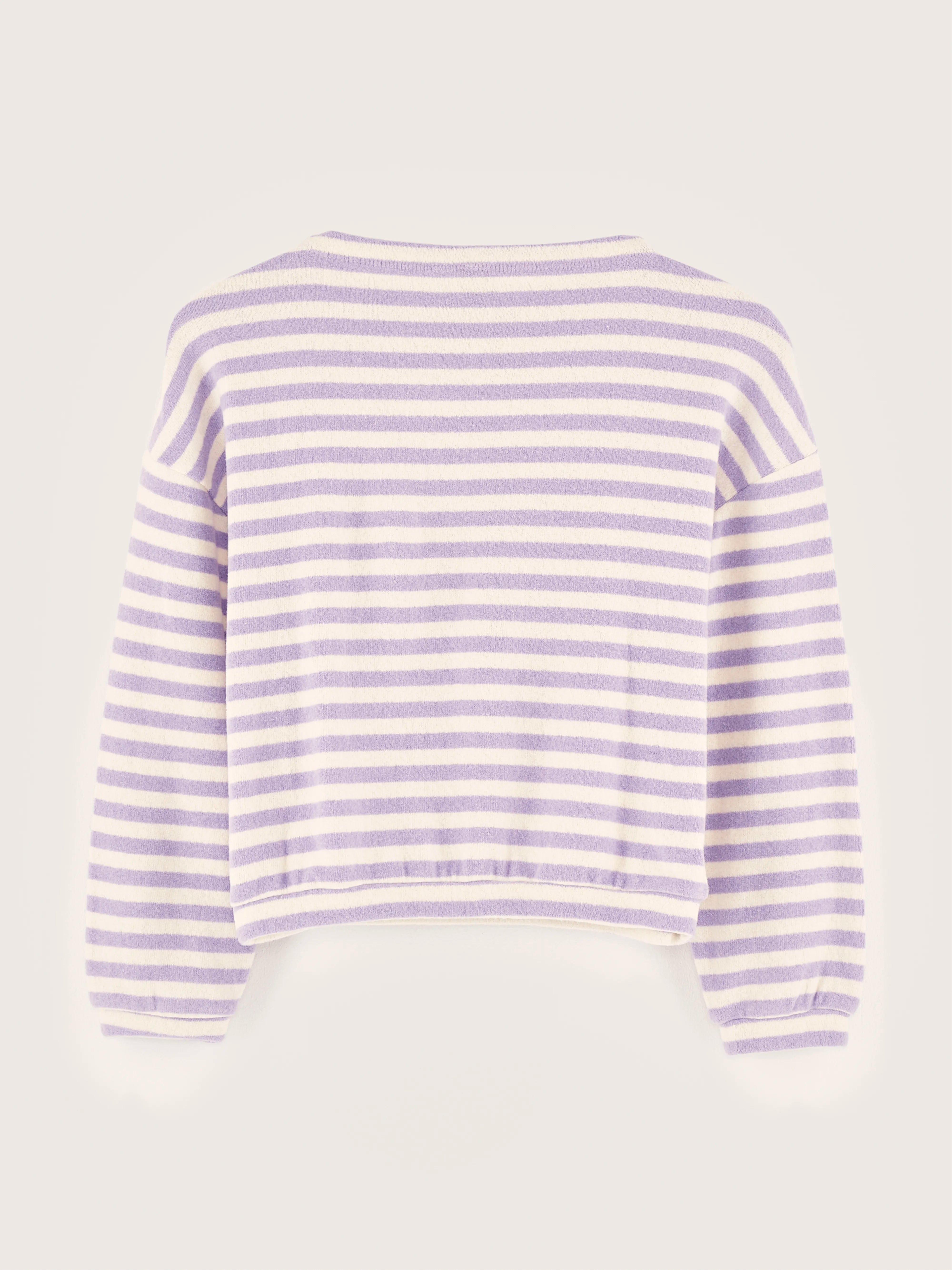 Vaso Lange Mouwen T-shirt - Bonbon / Ecru Voor Meisjes | Bellerose