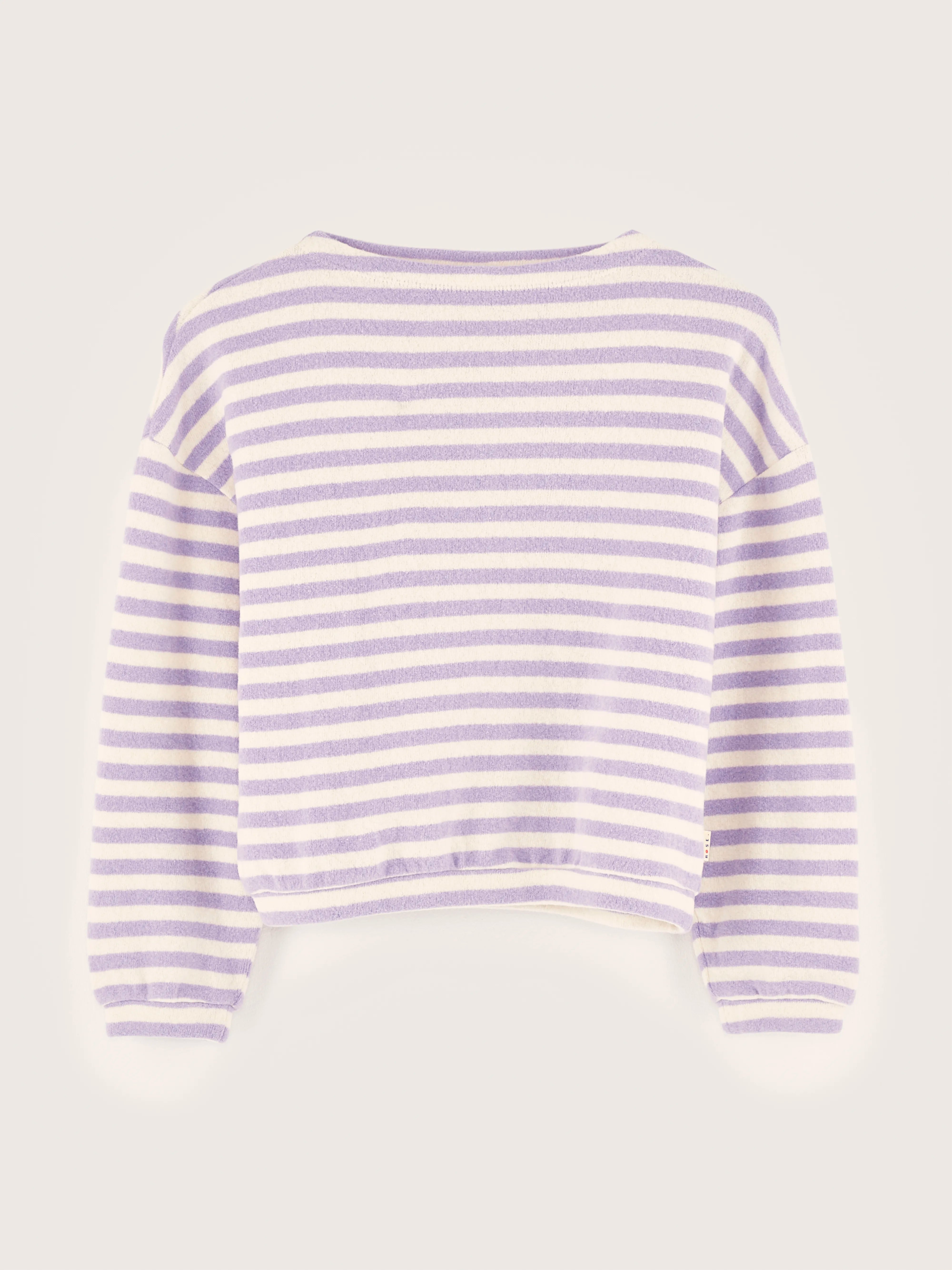 Vaso Lange Mouwen T-shirt - Bonbon / Ecru Voor Meisjes | Bellerose