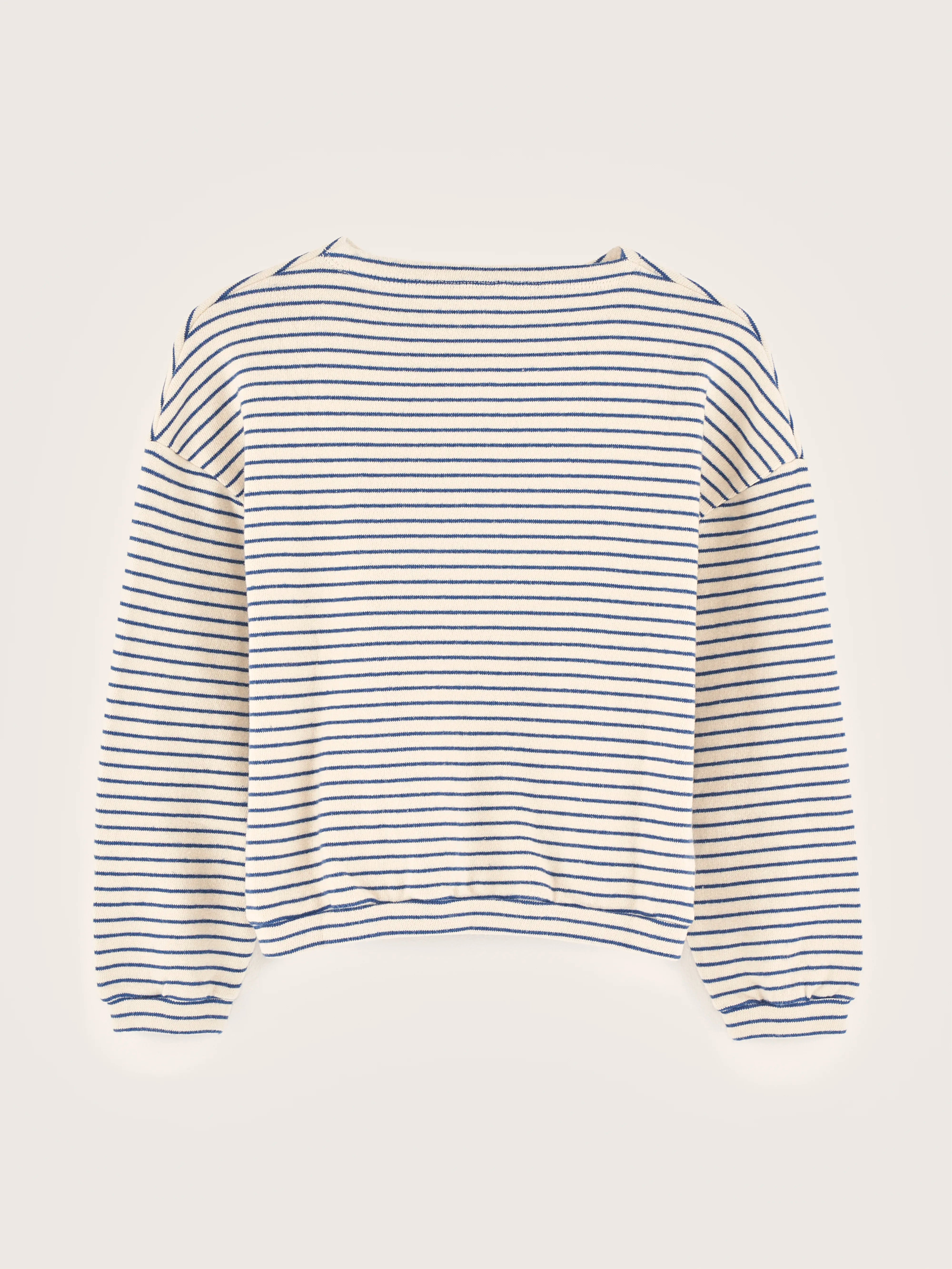 Vaso Long-sleeve T-shirt - America / Ecru For Girls | Bellerose