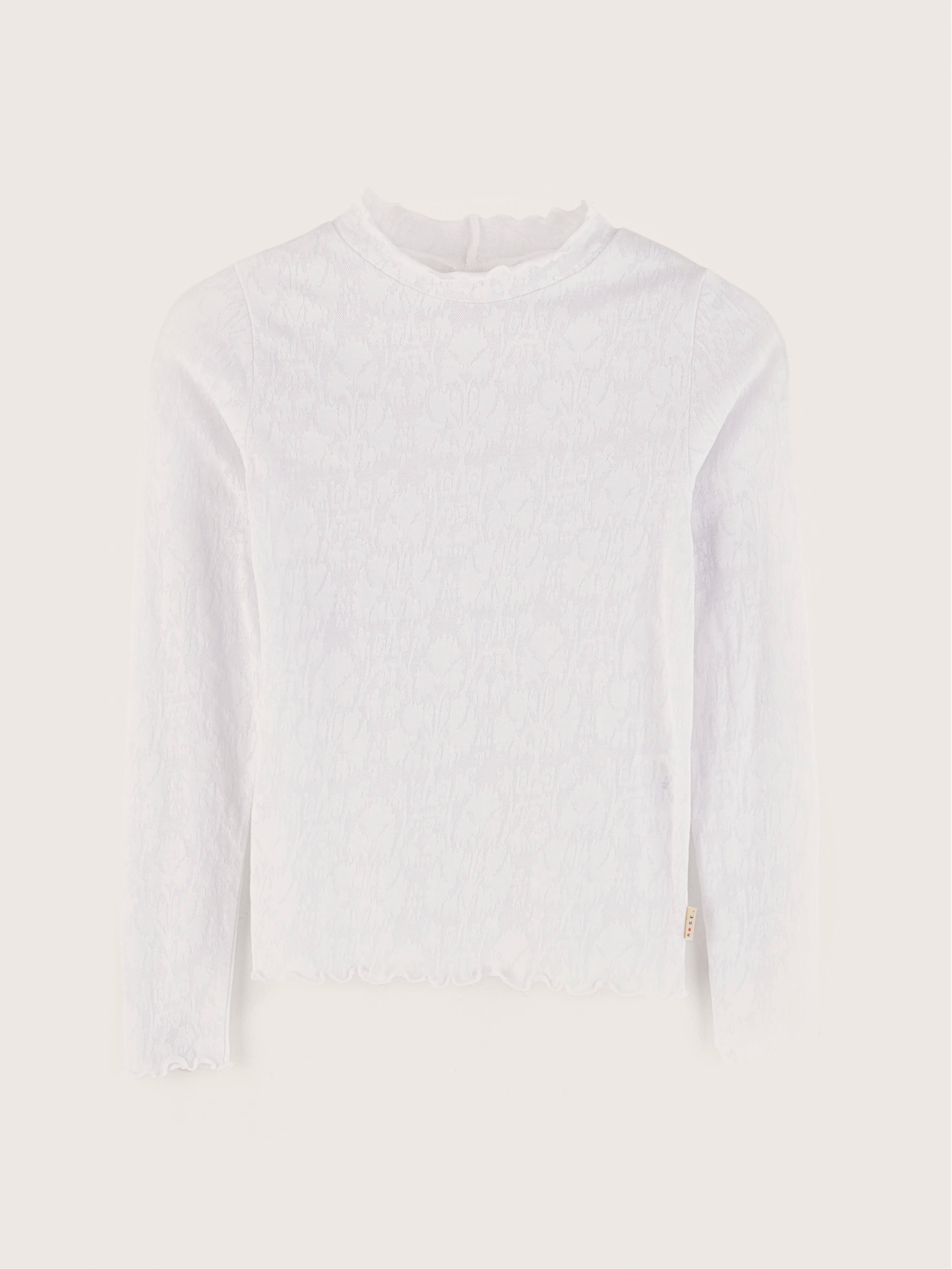 Velfies Lange Mouwen T-shirt - White Voor Meisjes | Bellerose