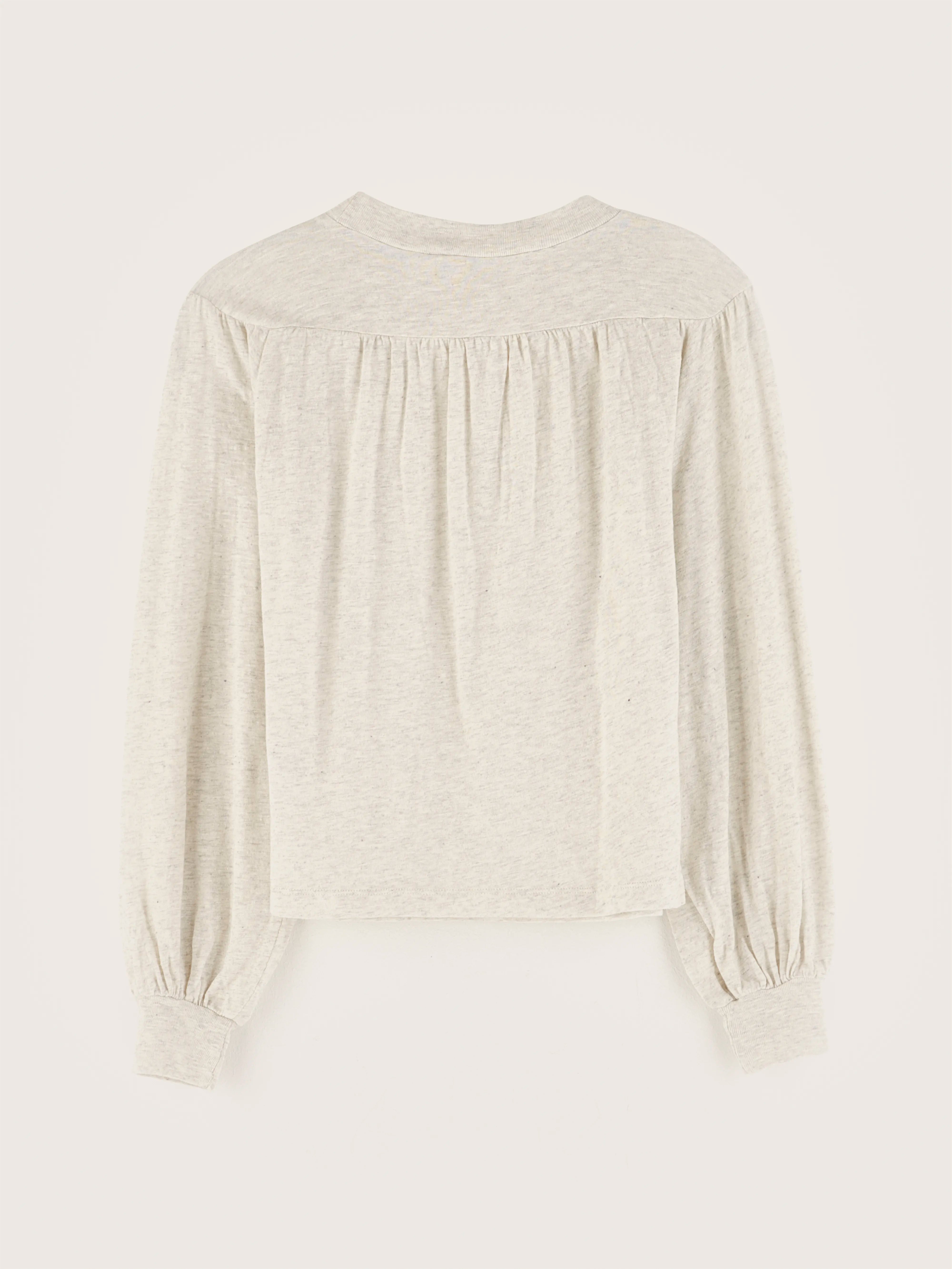 Marge Lange Mouwen T-shirt - Oyster Voor Meisjes | Bellerose