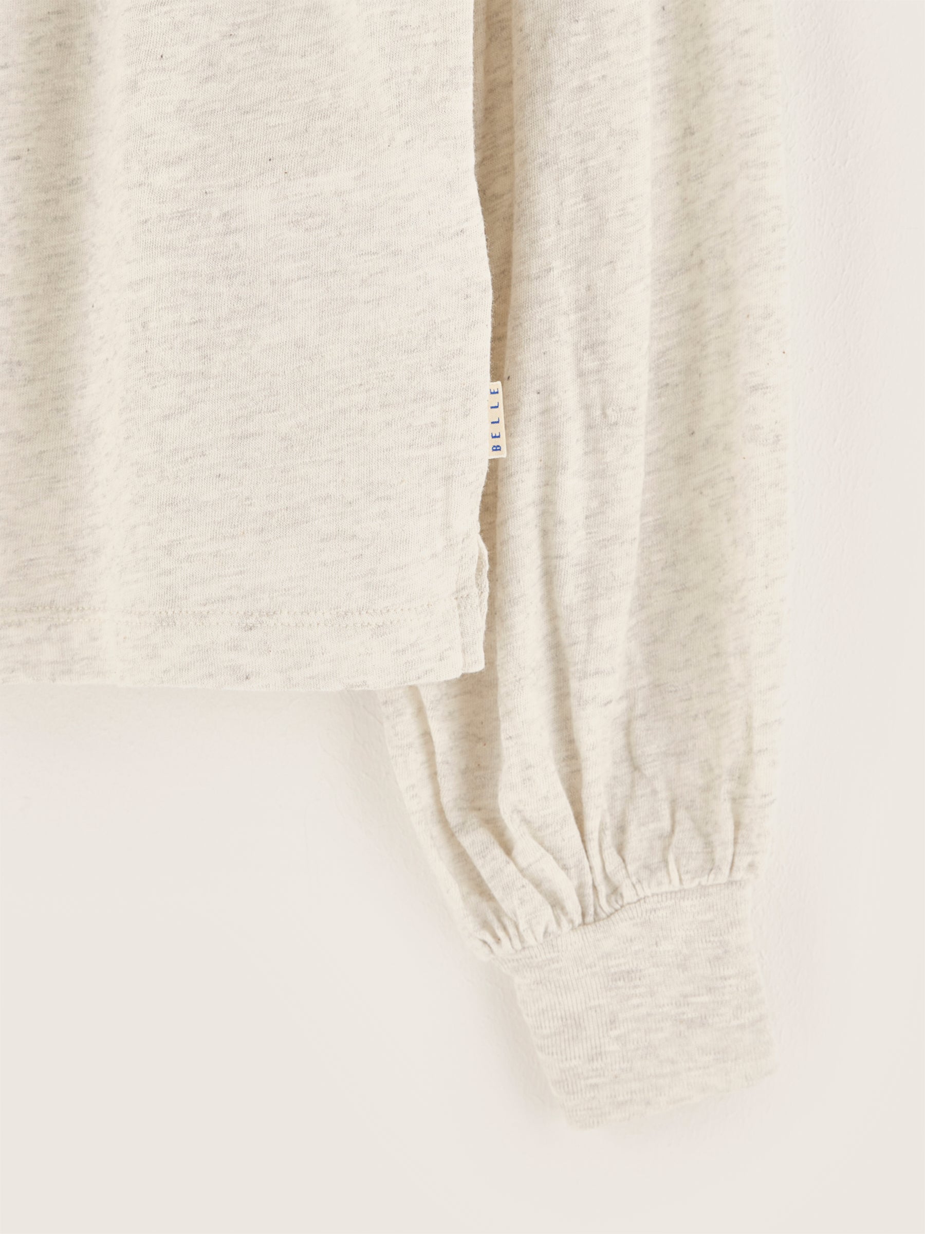 Marge Long-sleeve T-shirt - Oyster For Girls | Bellerose