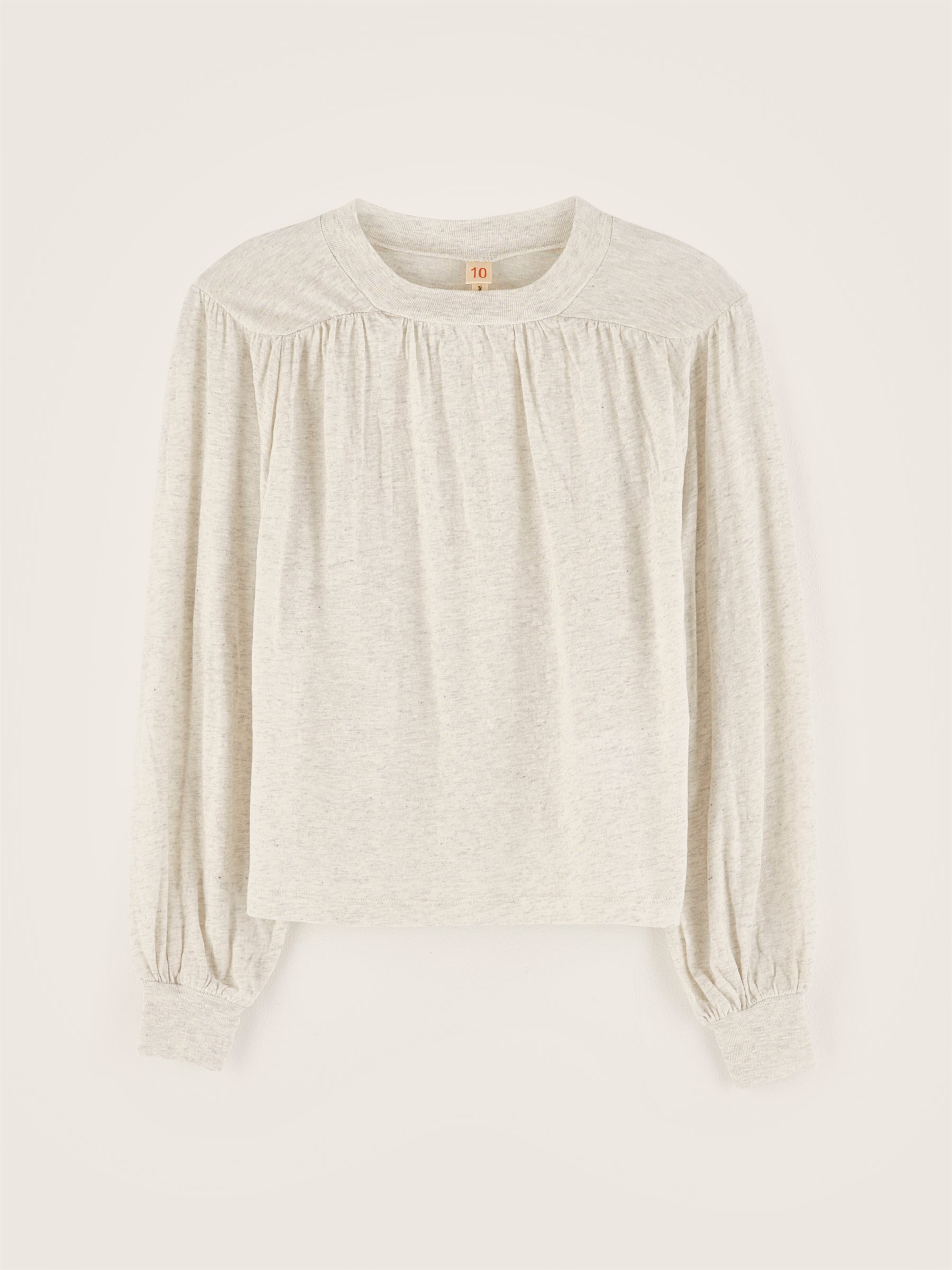 Marge Long-sleeve T-shirt - Oyster For Girls | Bellerose