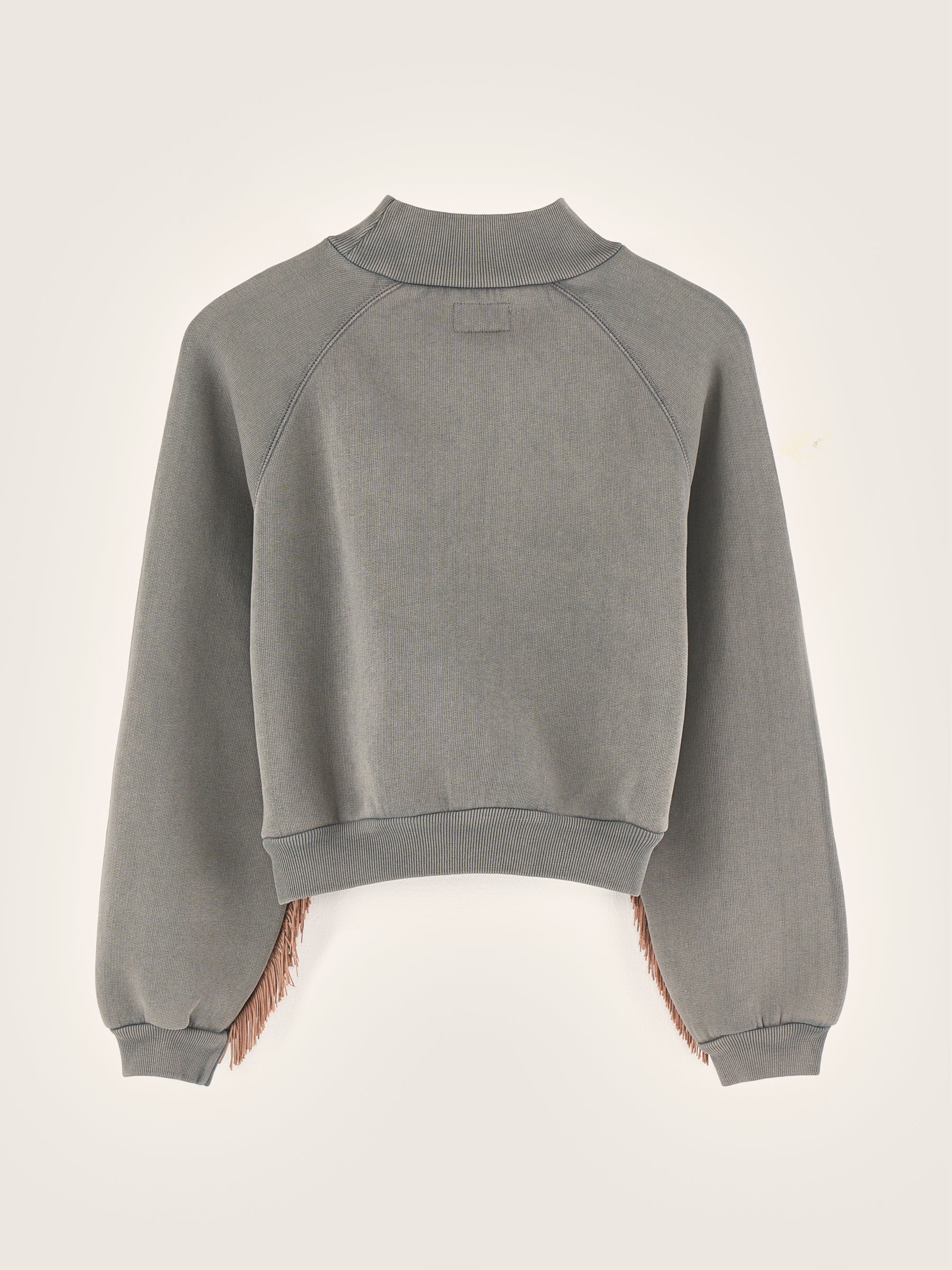 Flores Relaxed Sweatshirt - Black sand For Girls | Bellerose