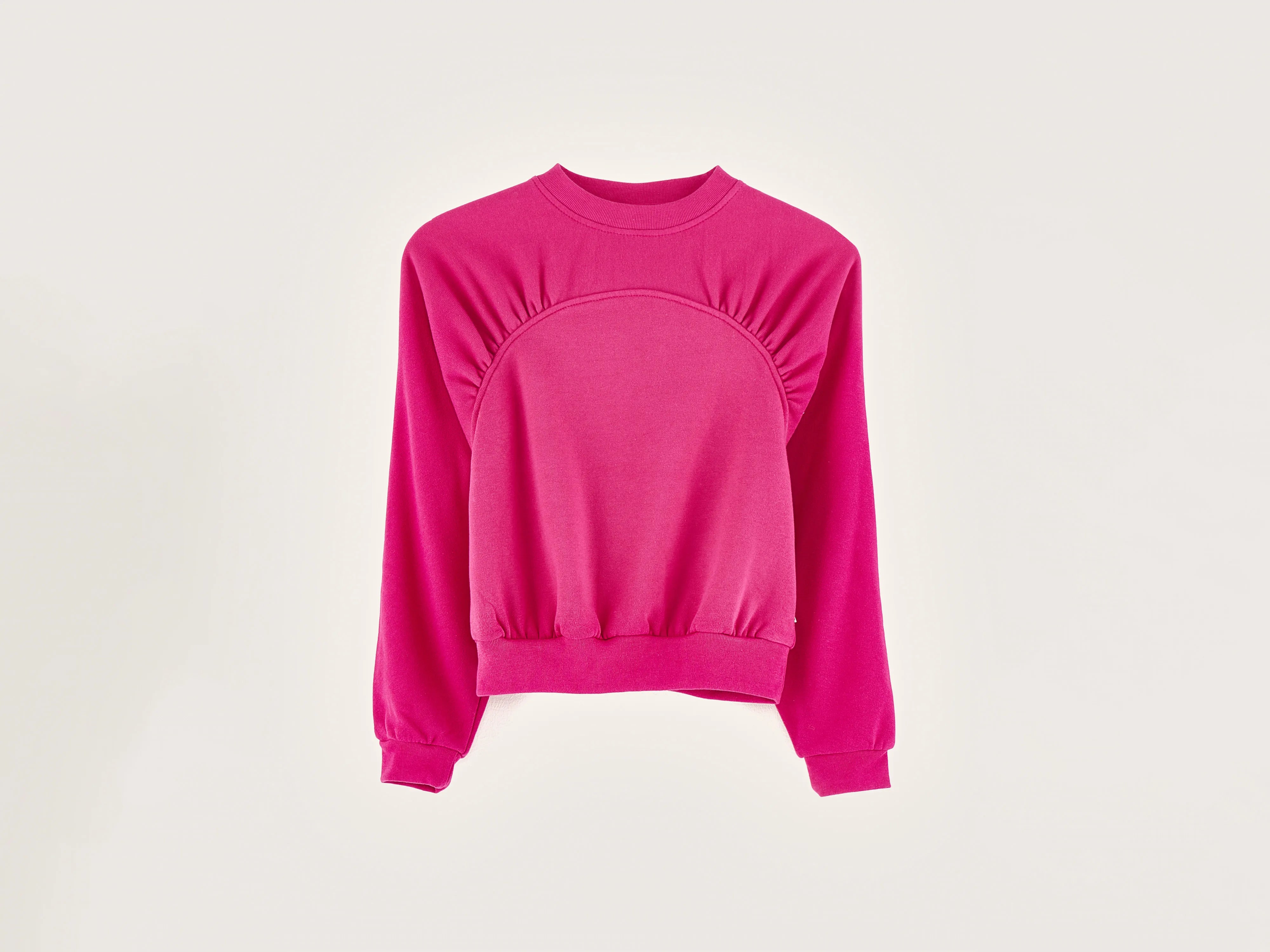 Floris ronde hals sweatshirt (242 / G / FUSHIA)