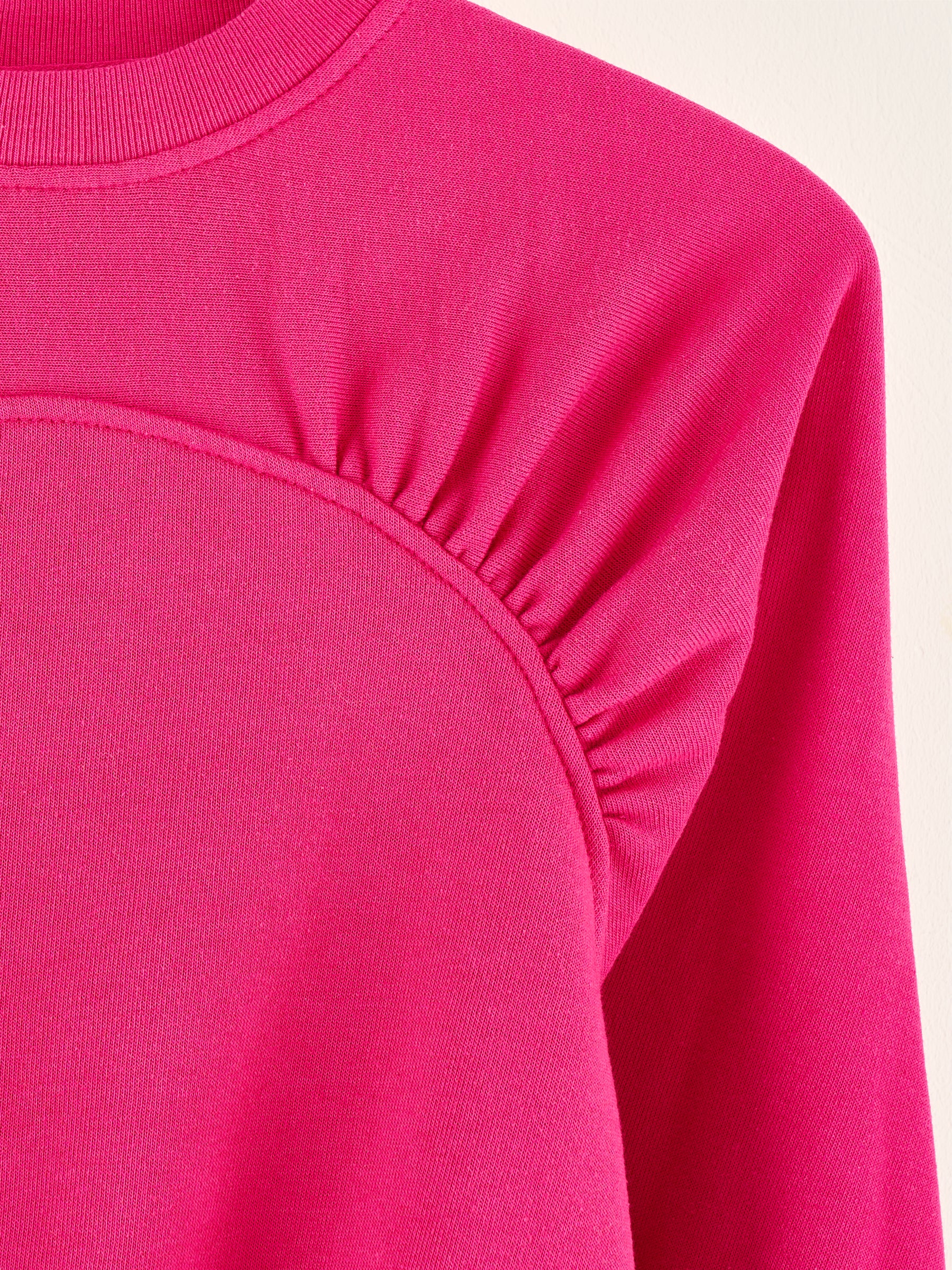 Floris Round-neck Sweatshirt - Fushia For Girls | Bellerose