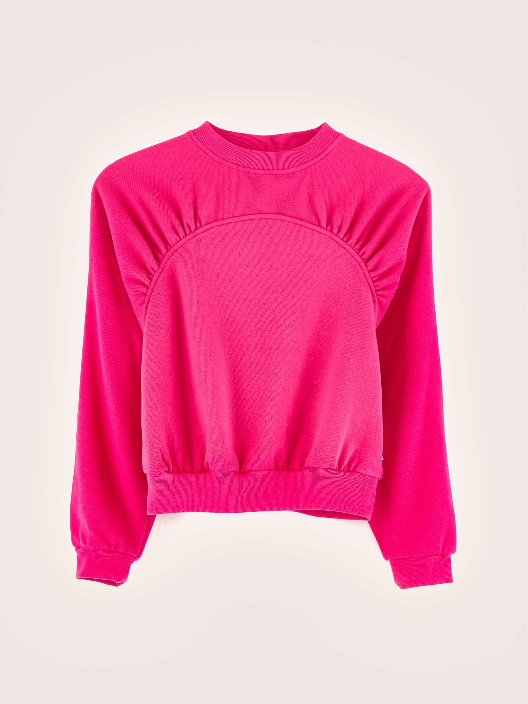 Floris Ronde Hals Sweatshirt - Fushia Voor Meisjes | Bellerose