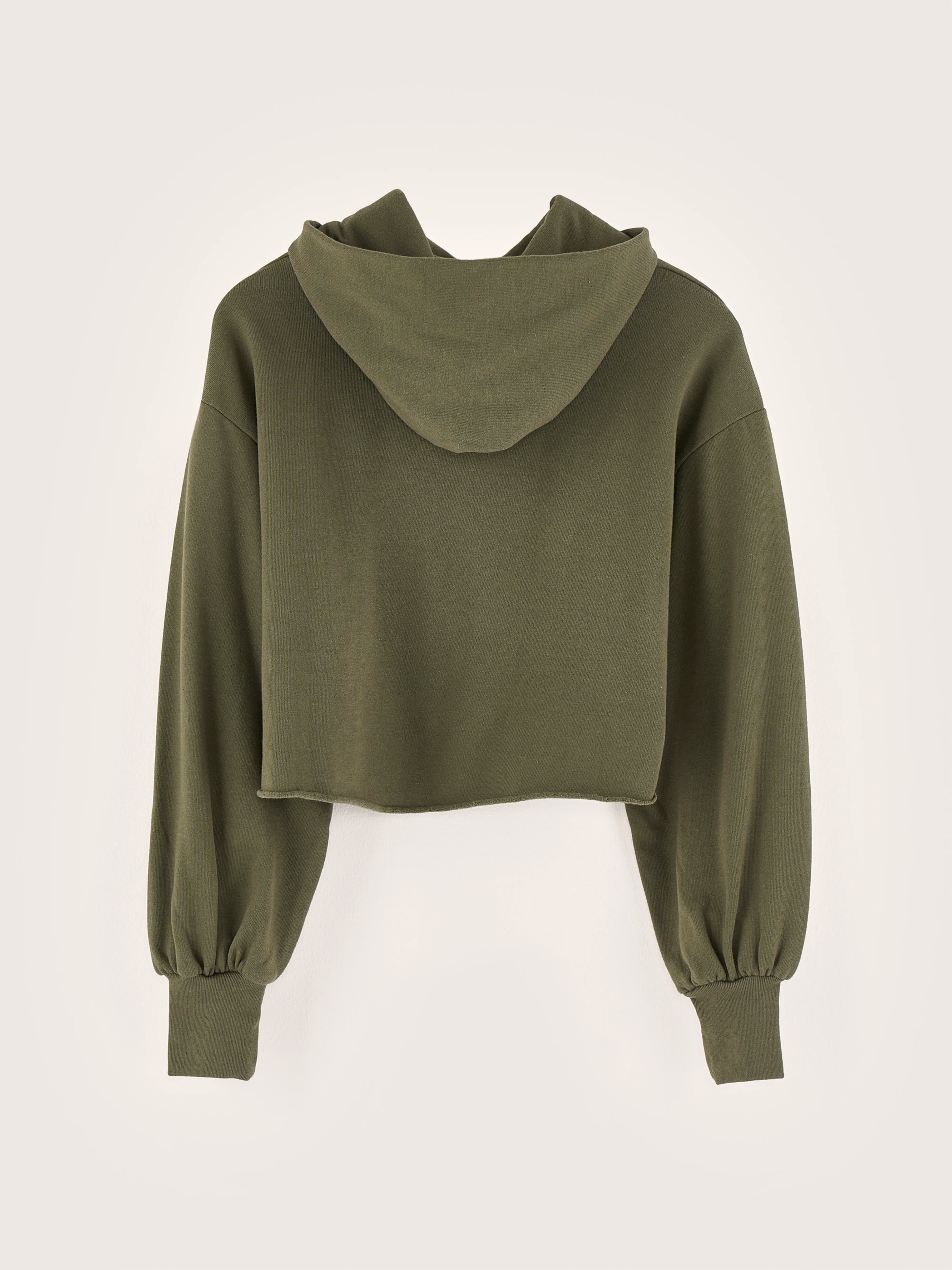 Sweatshirt À Capuche Felico - Moss Pour Fille | Bellerose