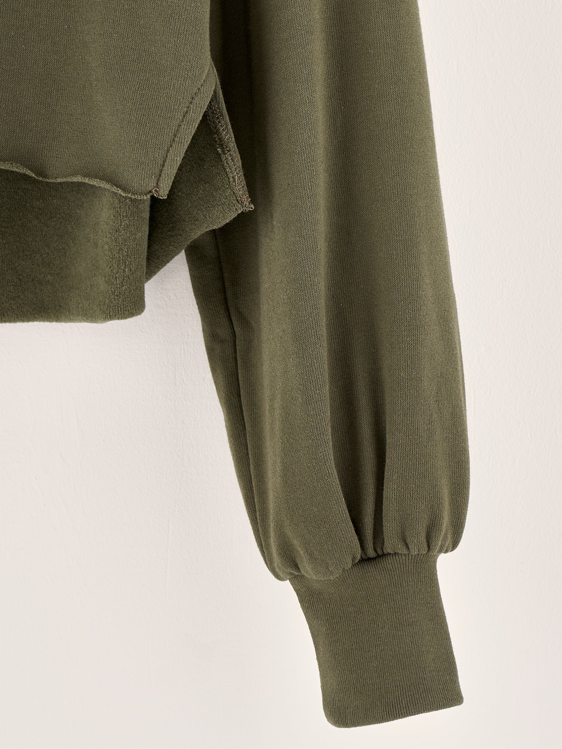 Felico Cropped Hoodie - Moss For Girls | Bellerose