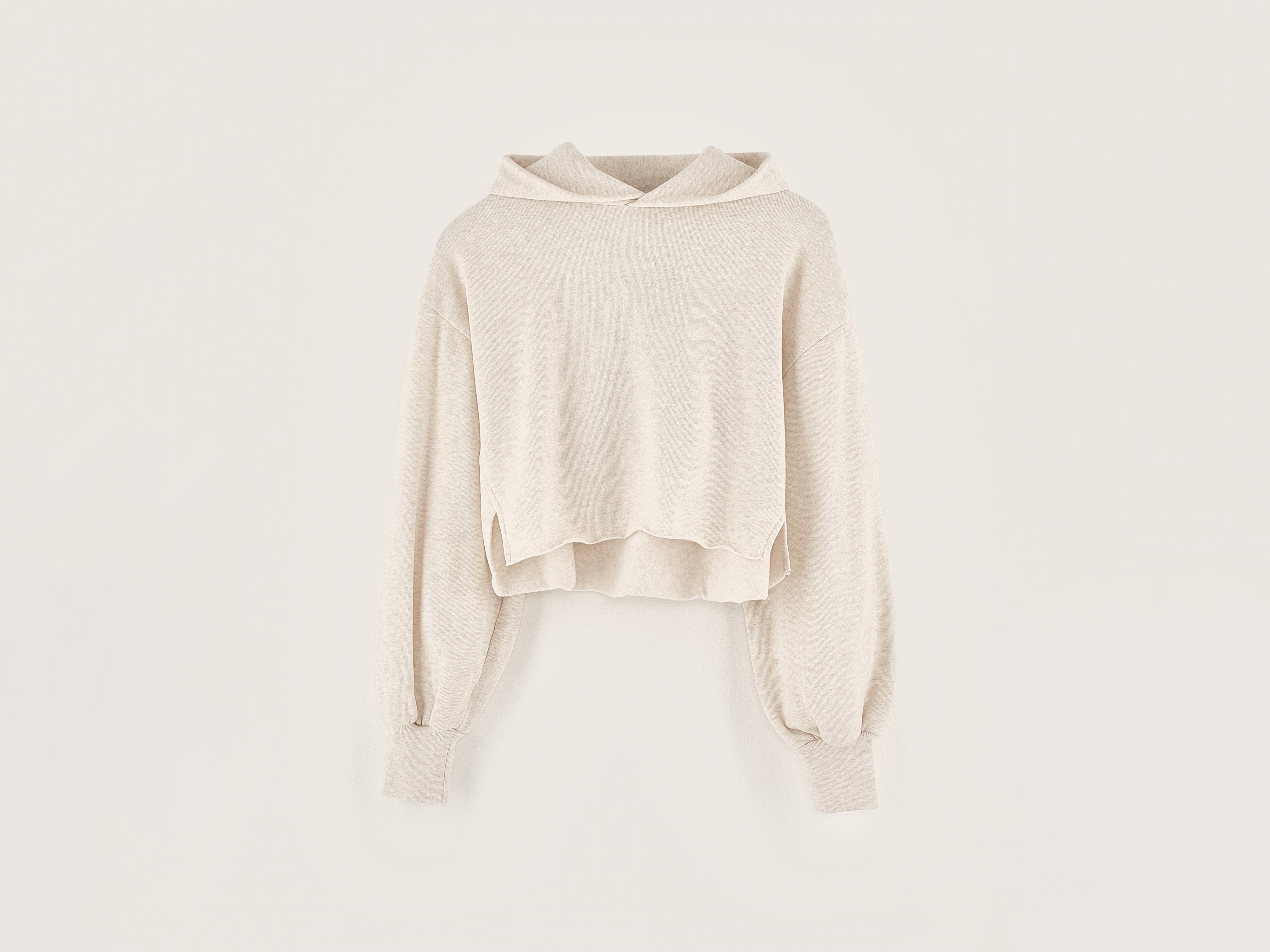 Felico cropped hoodie (242 / G / SUGARCANE)