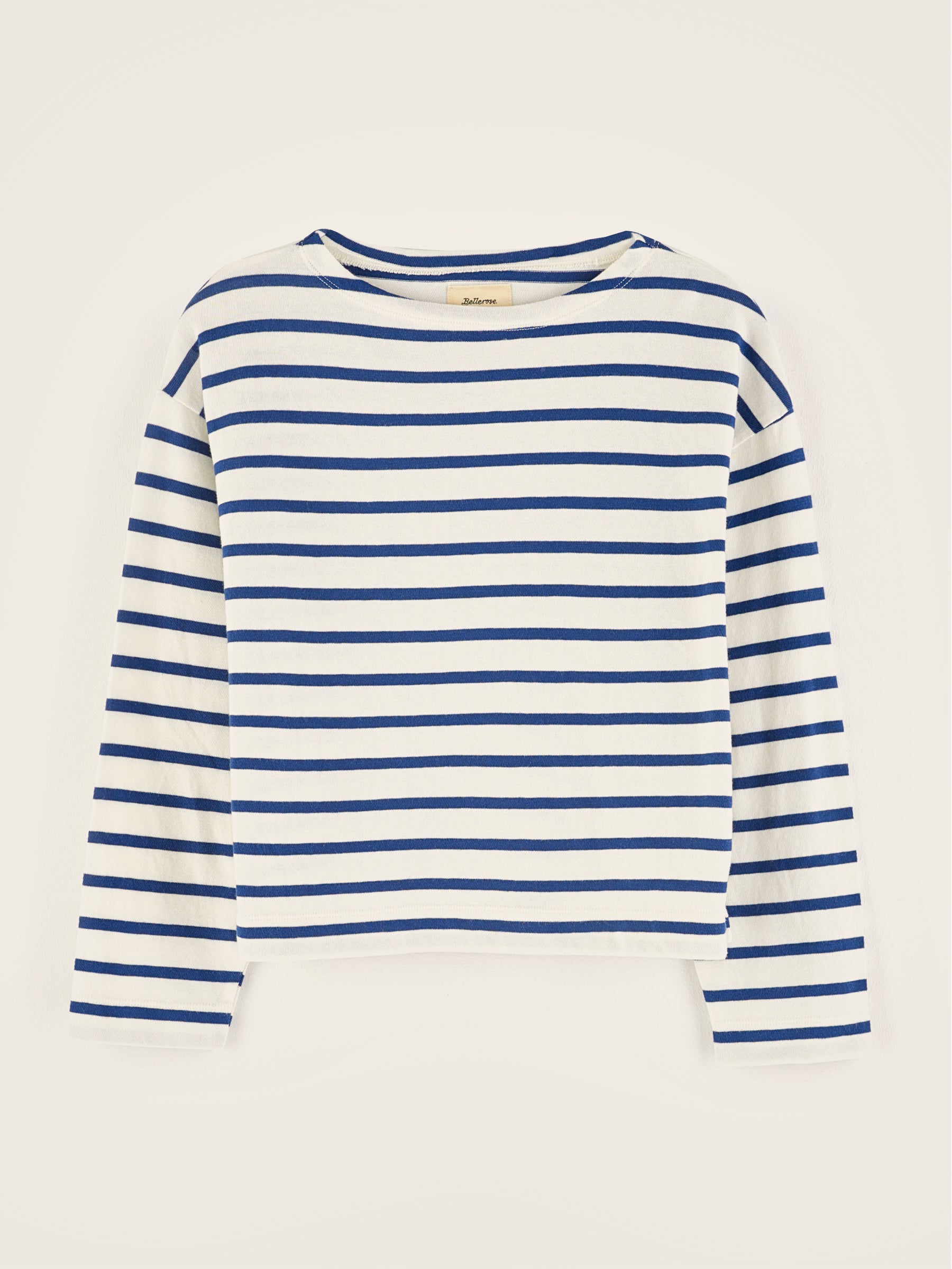 Vailor Long-sleeve T-shirt - America / Shell For Girls | Bellerose