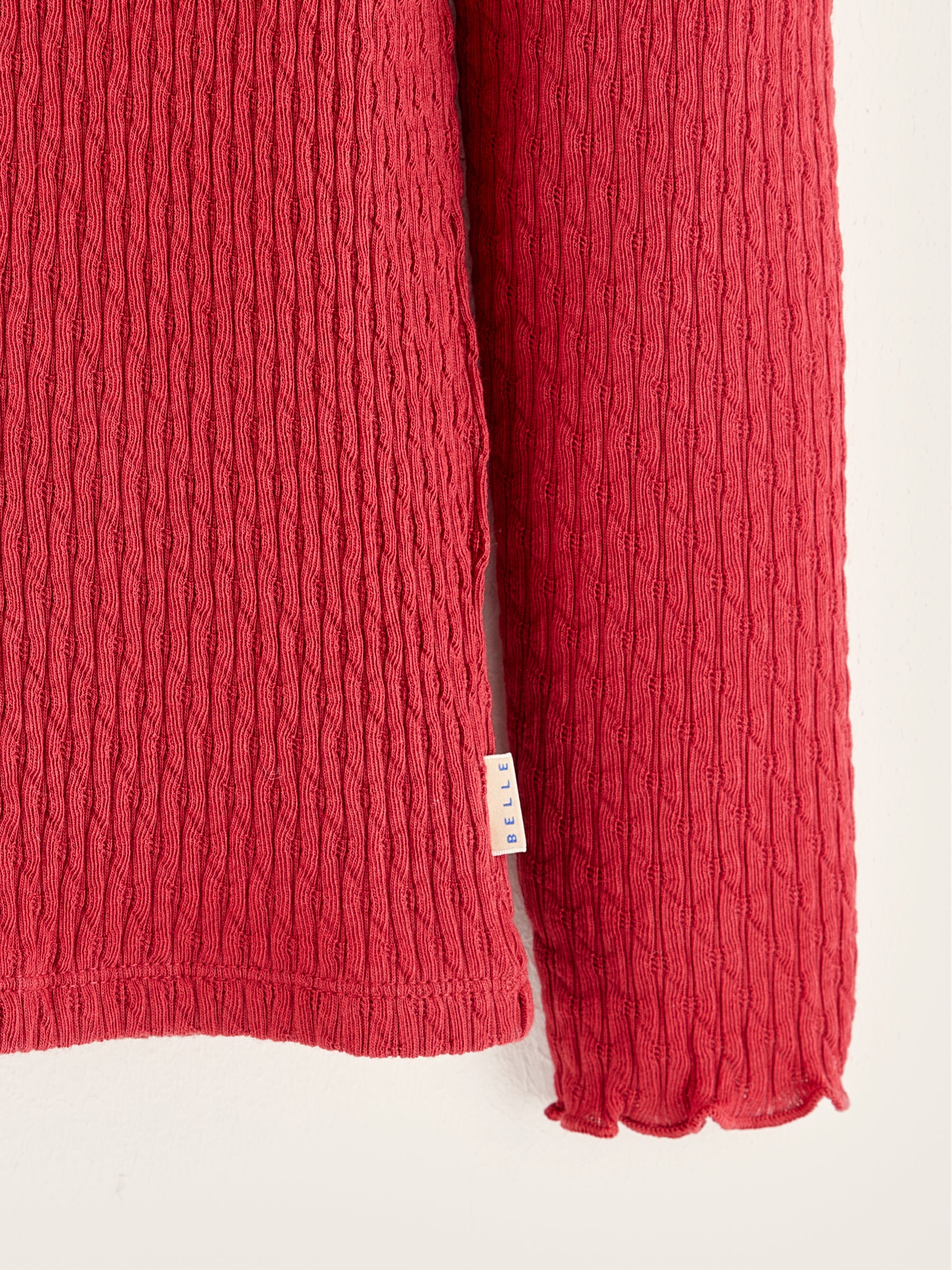 Velfie Long-sleeve T-shirt - Red dahlia For Girls | Bellerose