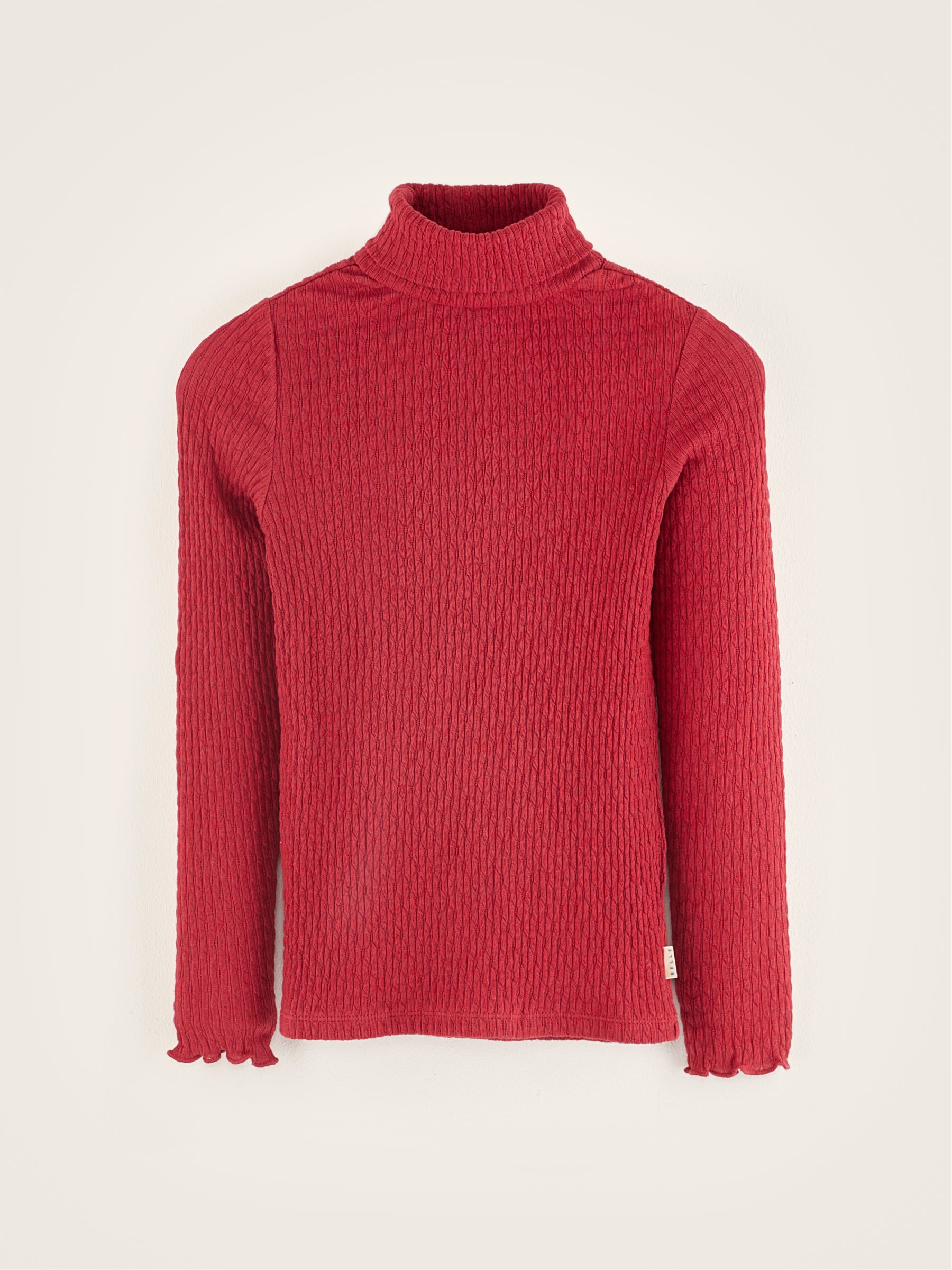 Velfie Long-sleeve T-shirt - Red dahlia For Girls | Bellerose