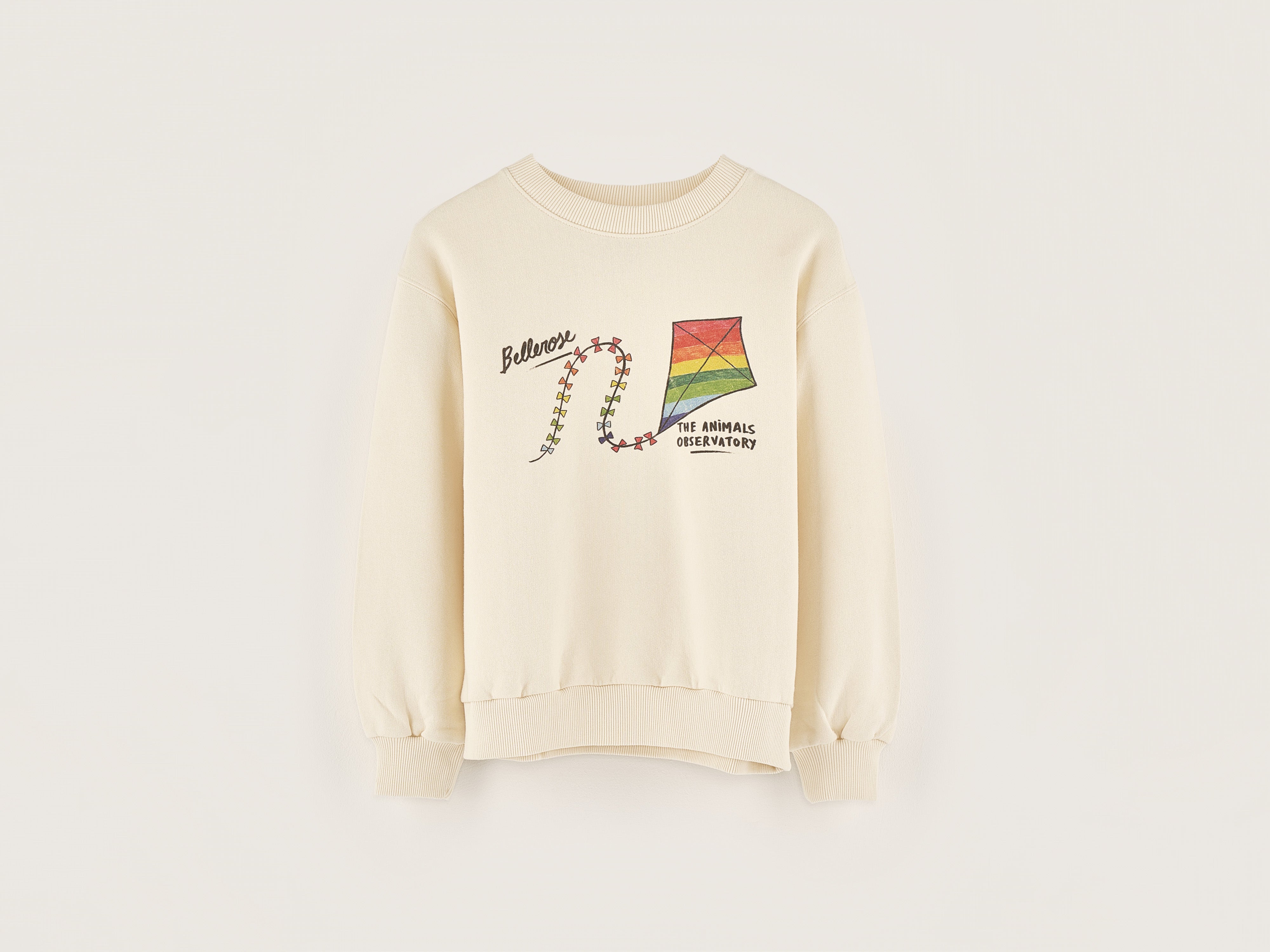 Carabe ronde hals sweatshirt (242 / B / ANTIQUE WHITE)