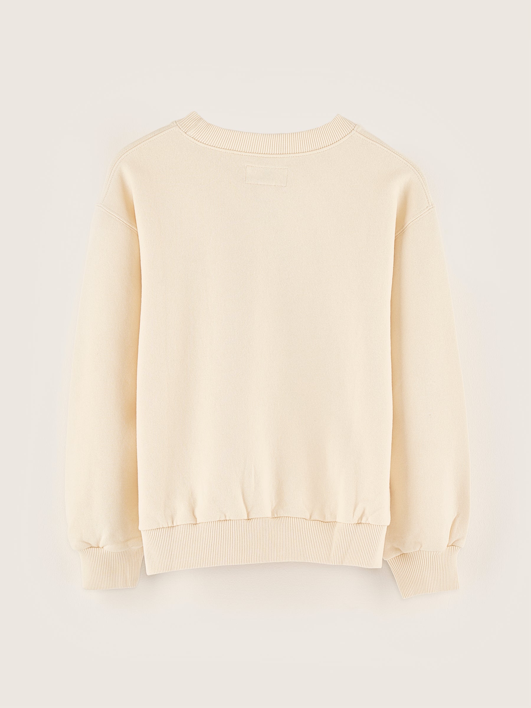 Sweatshirt Col Rond Carabe - Antique white Pour Garçon | Bellerose