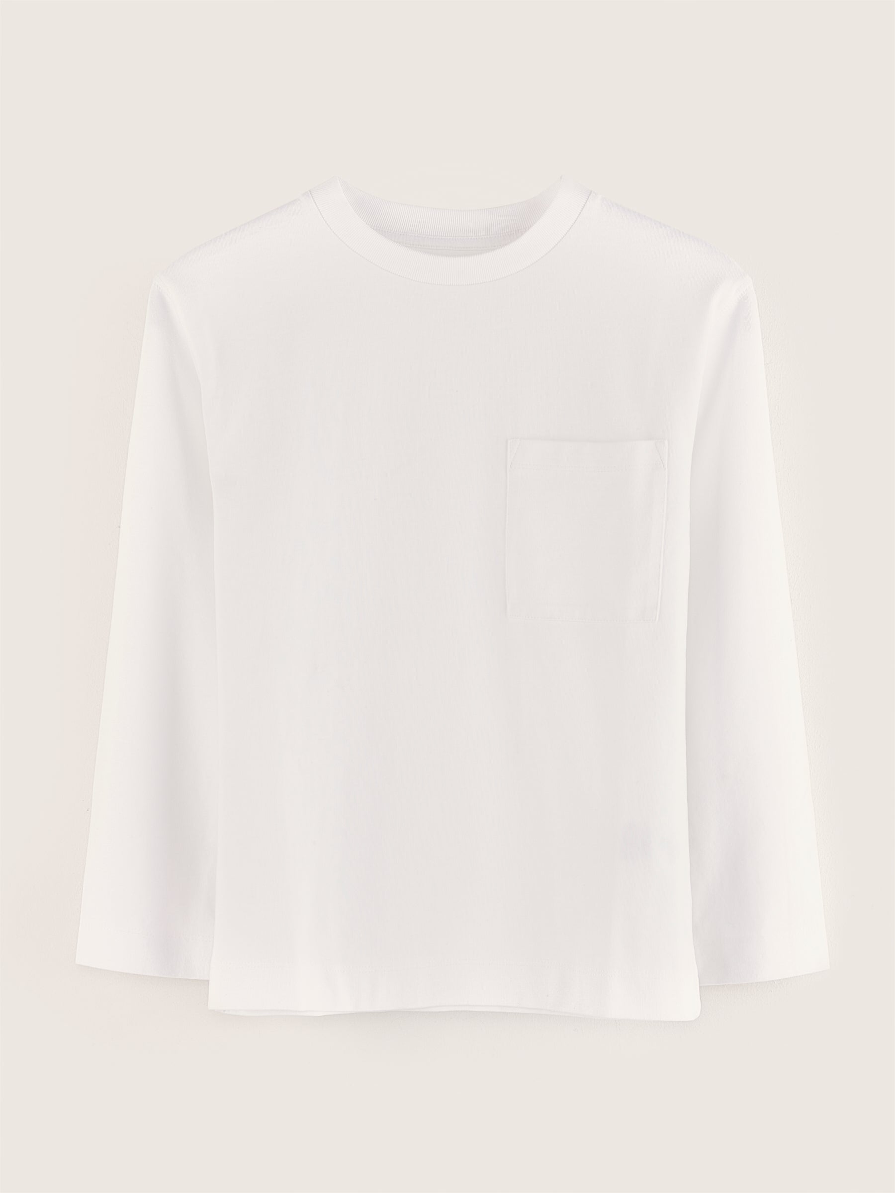 Camo Long-sleeve T-shirt - White For Boys | Bellerose